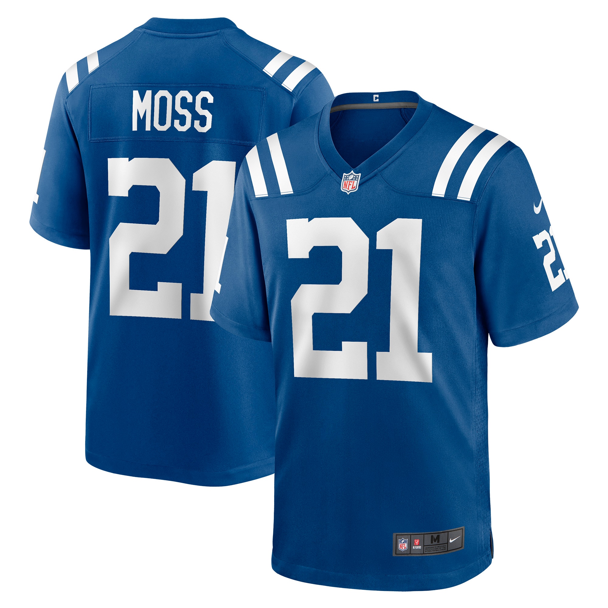 Zack Moss Indianapolis Colts Nike Game Player Jersey - Royal - vstockx