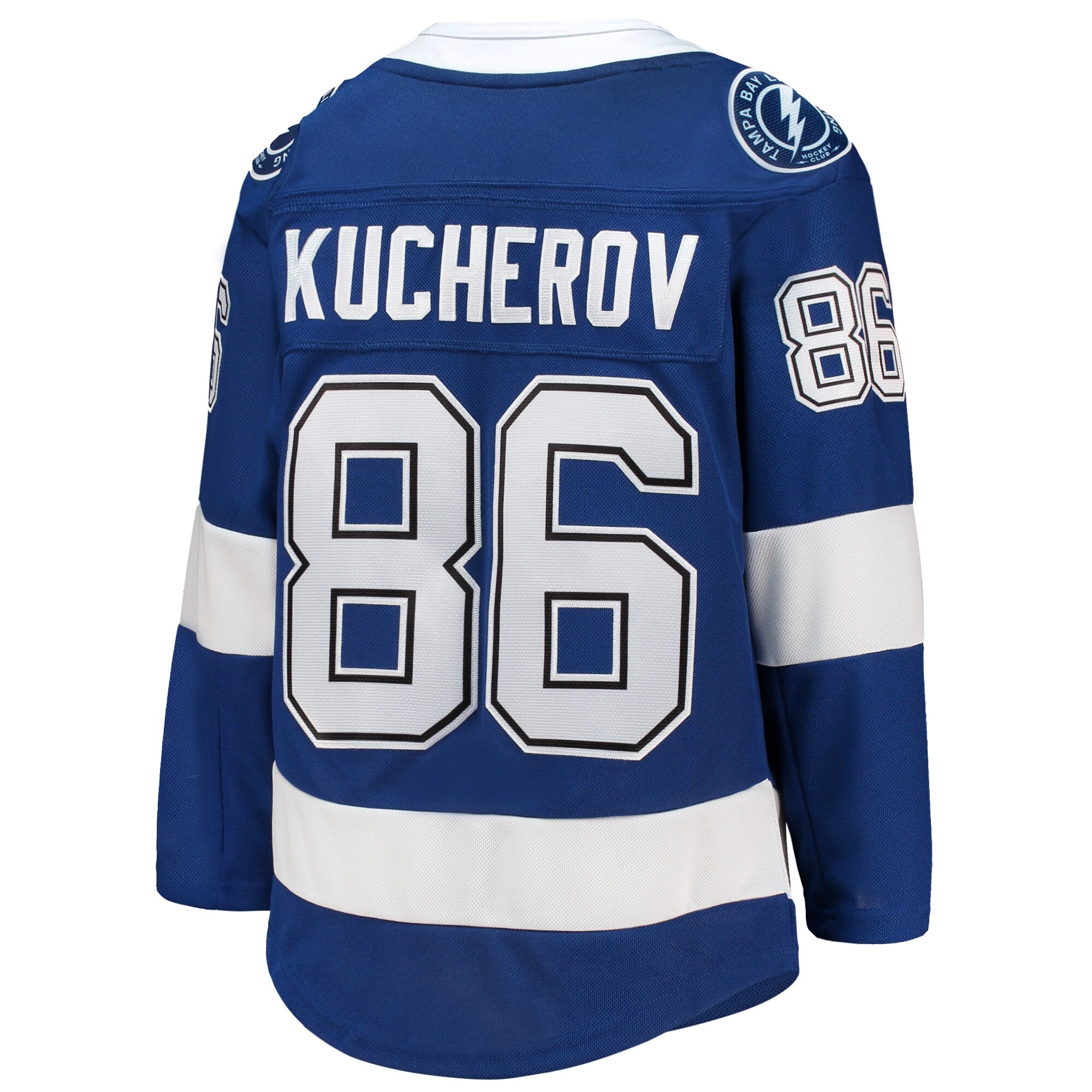 Nikita Kucherov Tampa Bay Lightning Youth Home Premier Player Jersey - Blue - vstockx