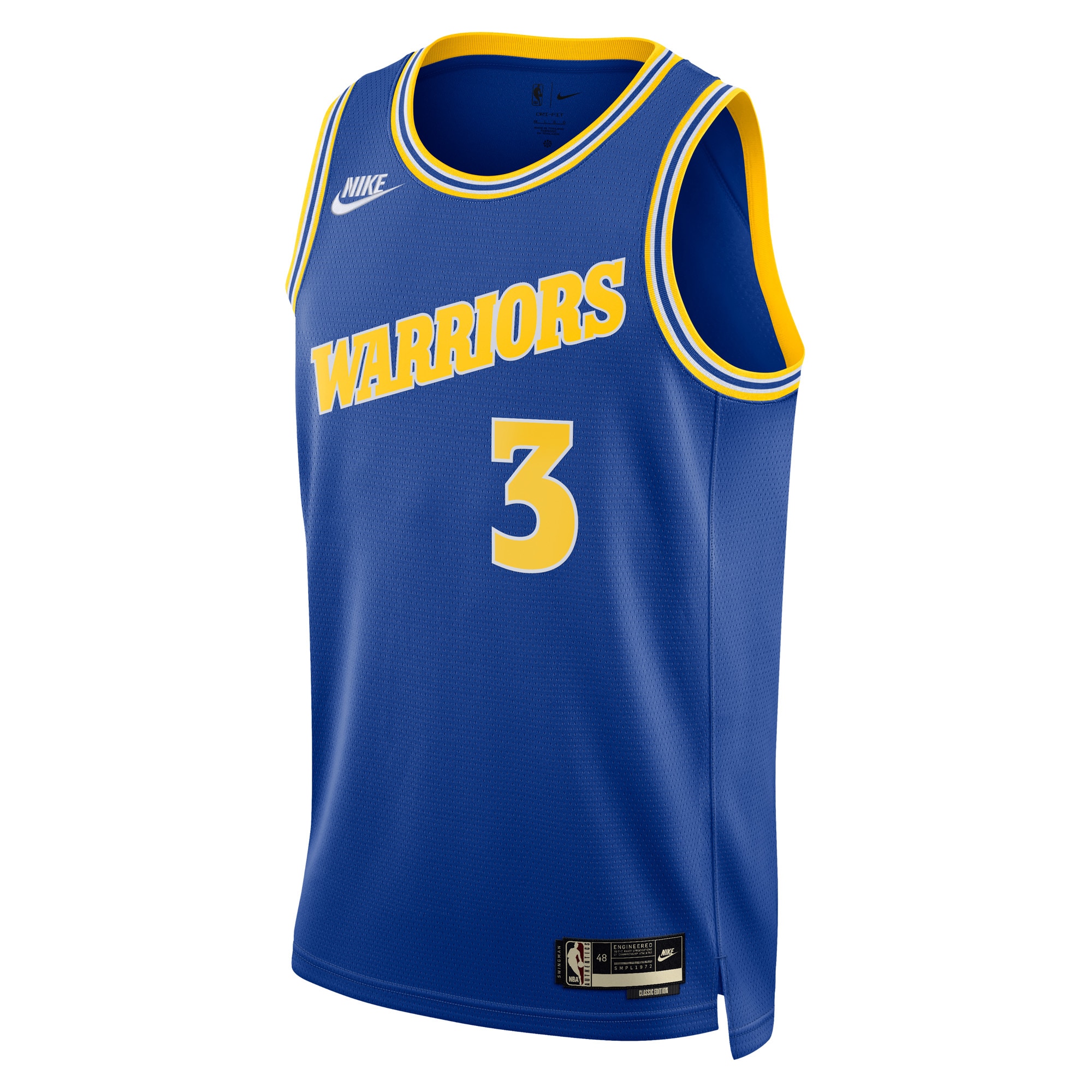 Jordans Poole Golden State Warriors Nike Swingman Jersey - Classic Edition - Royal - vstockx