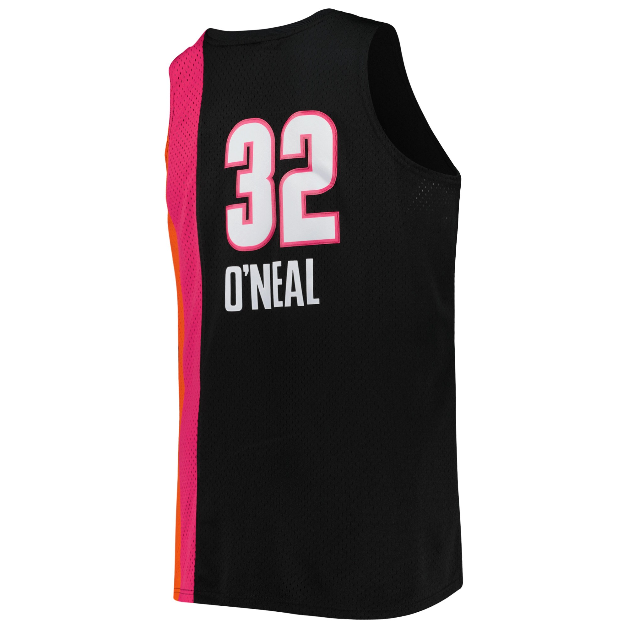 Shaquille O'Neal Miami Heat Mitchell & Ness Big & Tall Hardwood Classics 2005/06 Swingman Jersey - Black - vstockx