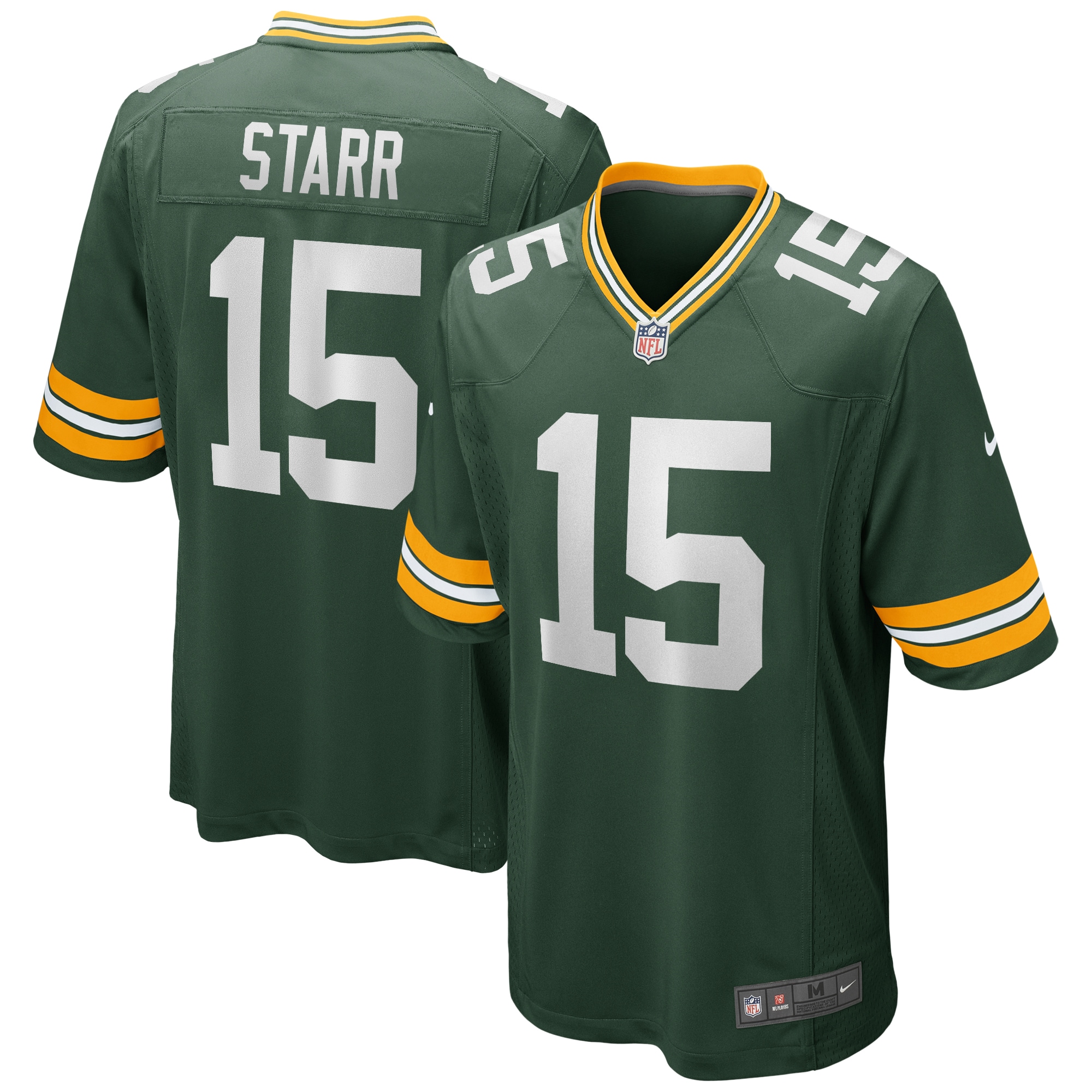 Bart Starr Green Bay Packers Nike Game Retired Player Jersey - Green - vstockx