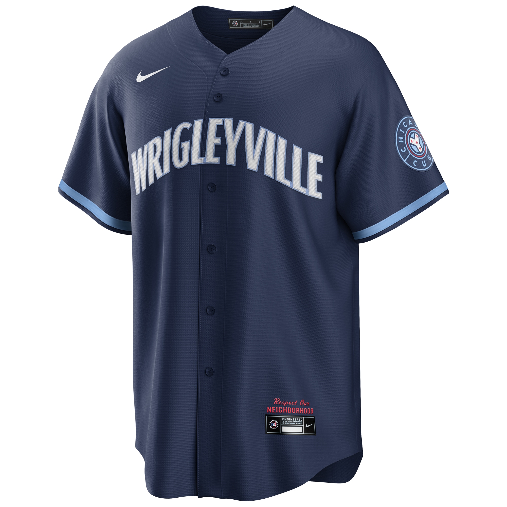 Chicago Cubs Nike City Connect Replica Jersey - Navy - vstockx