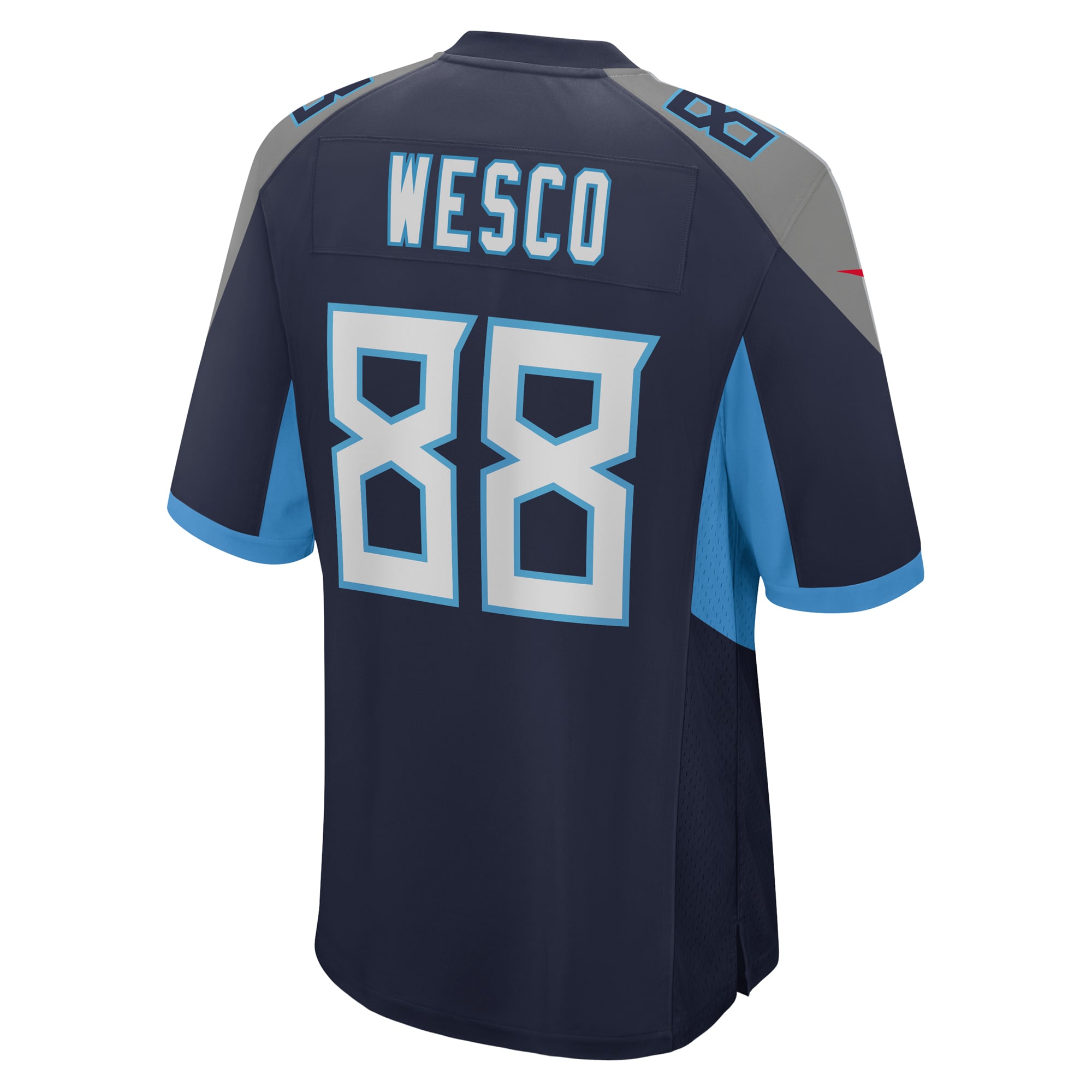 Trevon Wesco Tennessee Titans Nike Game Player Jersey - Navy - vstockx