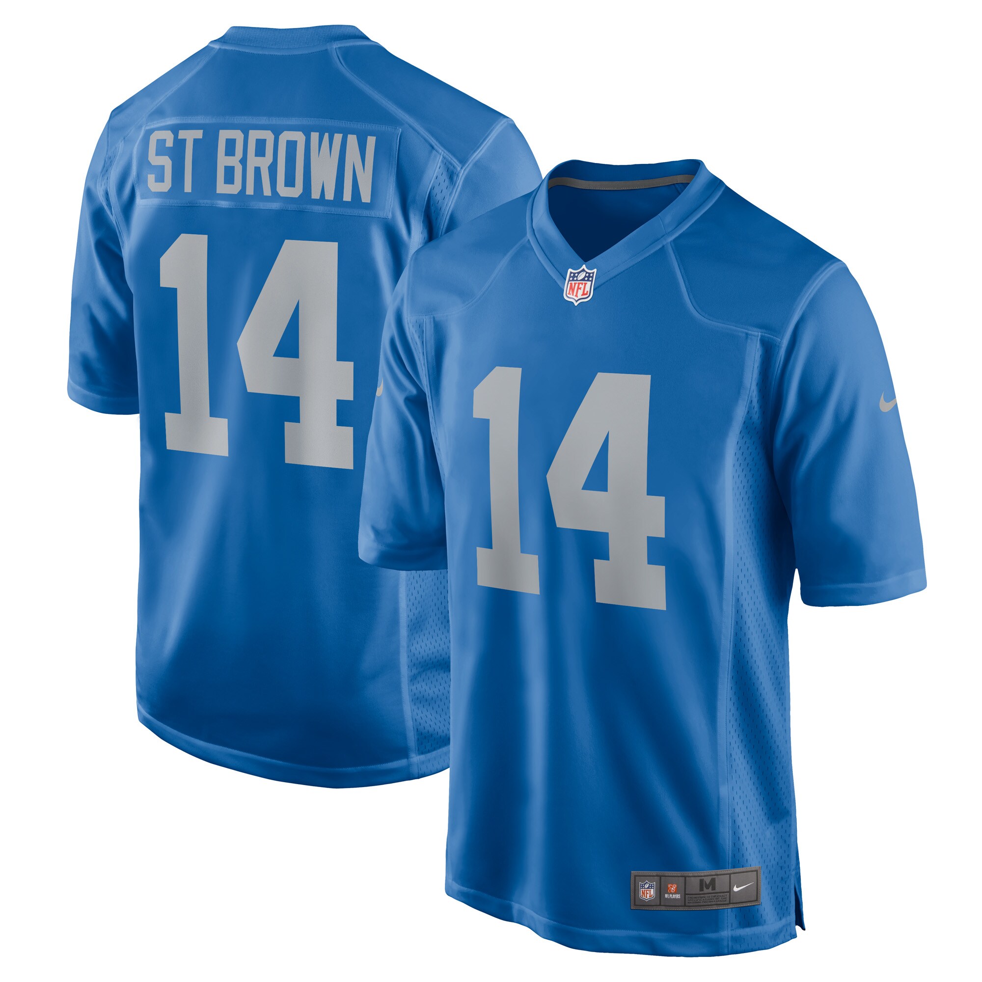 Amon-Ra St. Brown Detroit Lions Nike Player Game Jersey - Blue - vstockx
