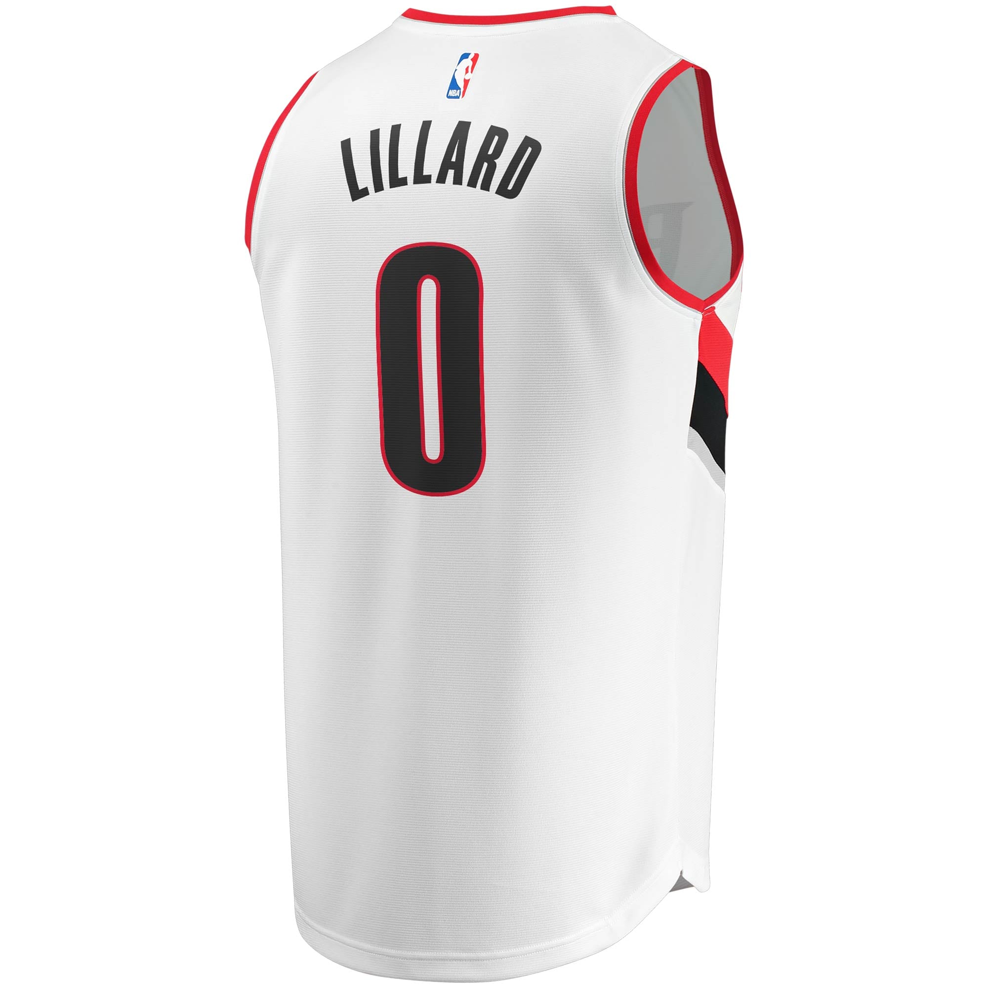 Damian Lillard Portland Trail Blazers Fanatics Branded 2020/21 Fast Break Replica Jersey - Association Edition - White - vstockx