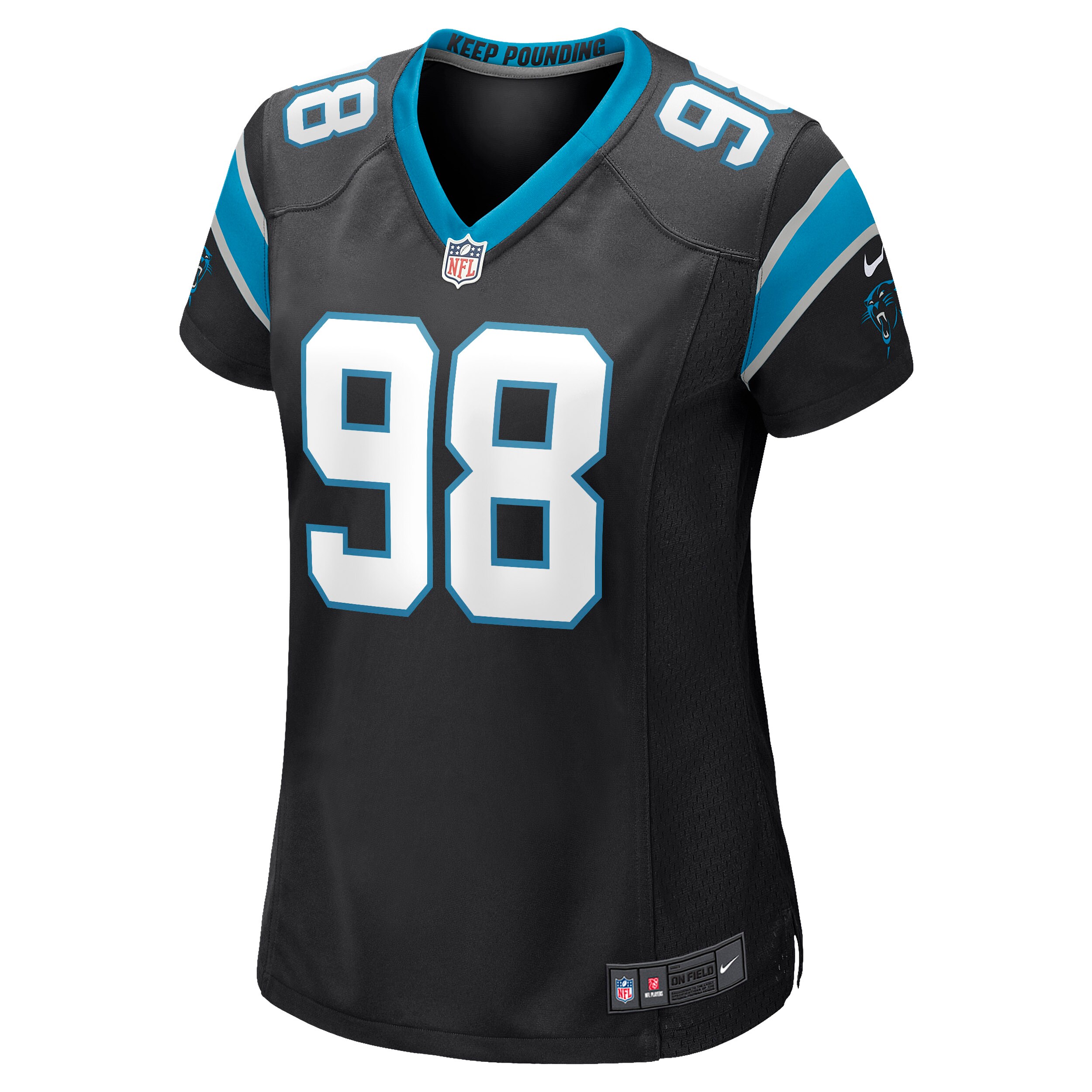 Marquis Haynes Carolina Panthers Nike Women's Game Jersey - Black - vstockx
