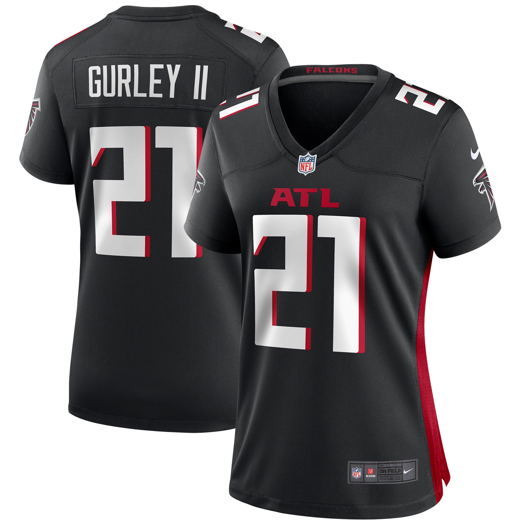 Todd Gurley II Atlanta Falcons Nike Women's Player Game Jersey - Black - vstockx