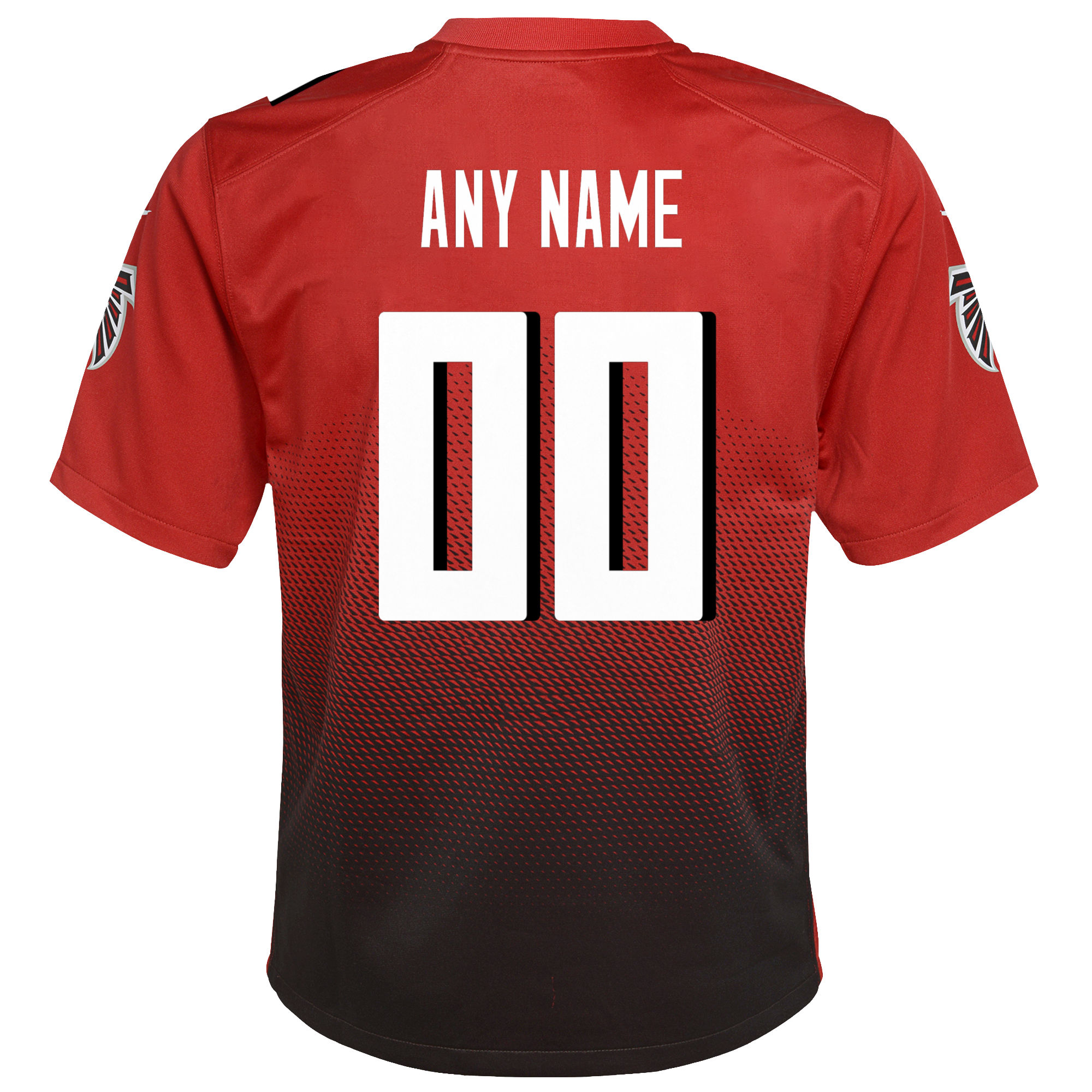 Atlanta Falcons Nike Youth Alternate Custom Game Jersey - Red - vstockx