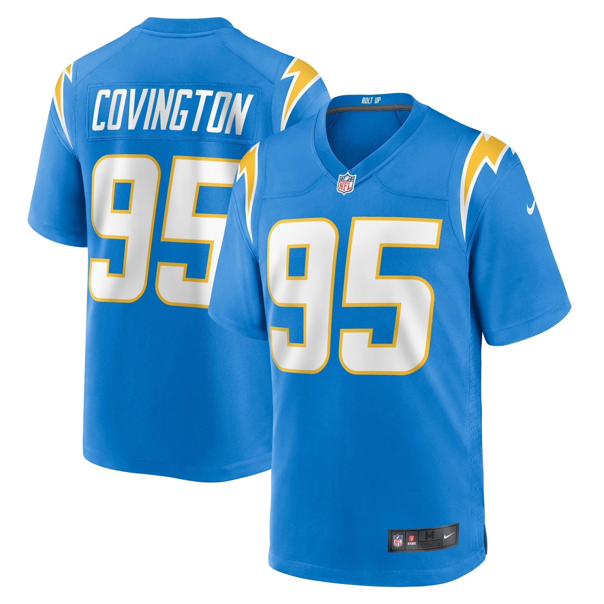 Men's Nike Christian Covington Powder Blue Los Angeles Chargers Game Jersey - vstockx