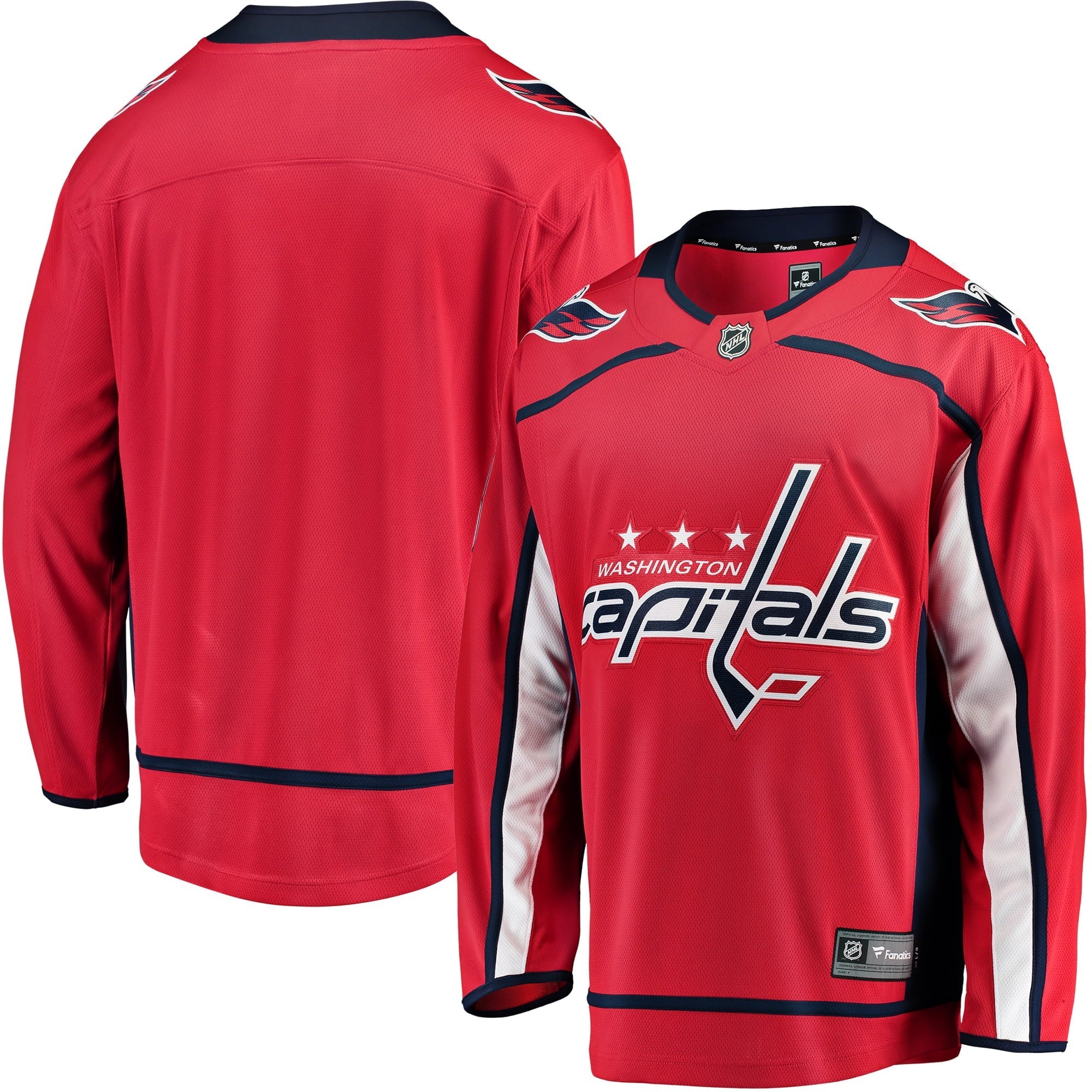 Men's Fanatics Branded Red Washington Capitals Breakaway Home Jersey - vstockx