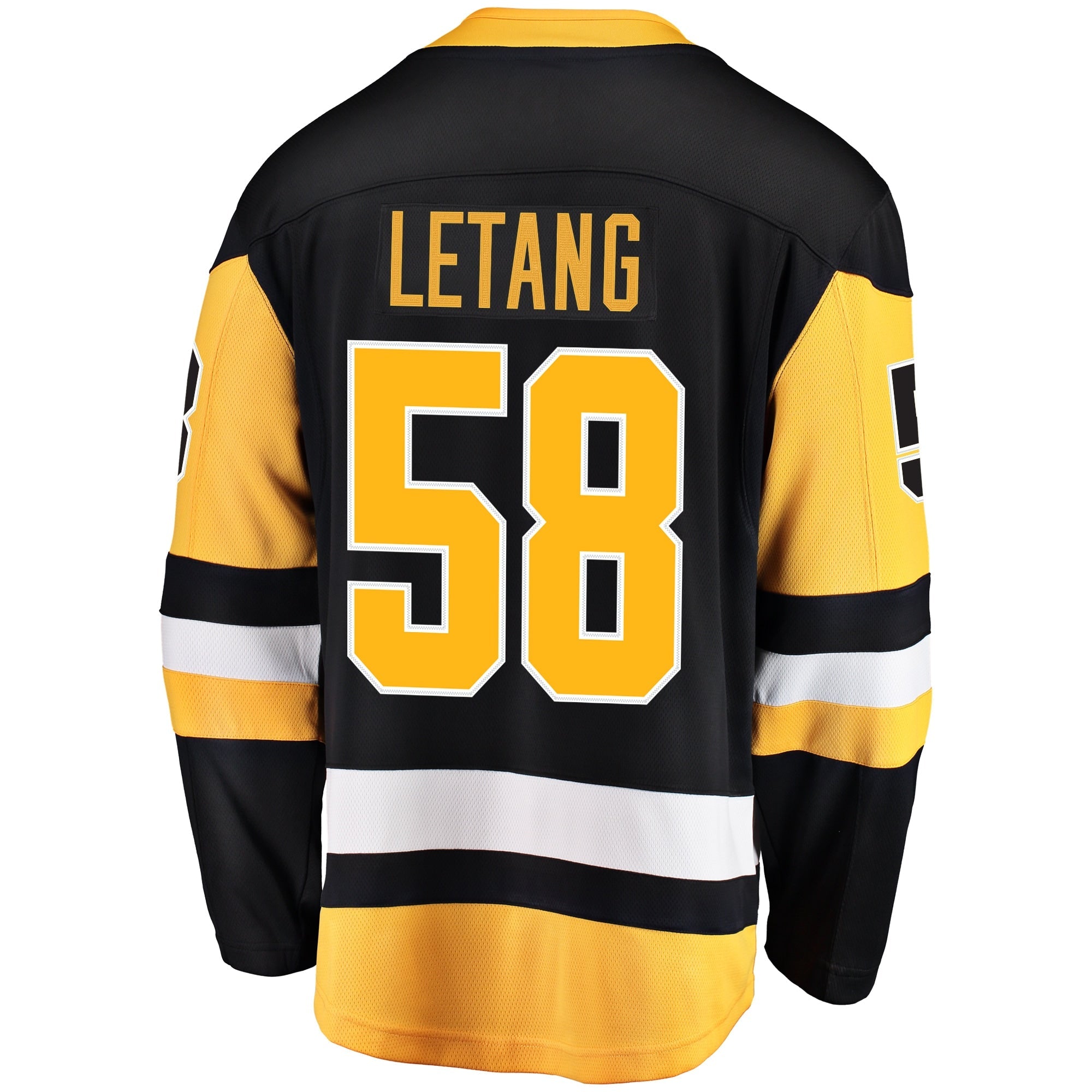 Men's Fanatics Branded Kris Letang Black Pittsburgh Penguins Breakaway Player Jersey - vstockx