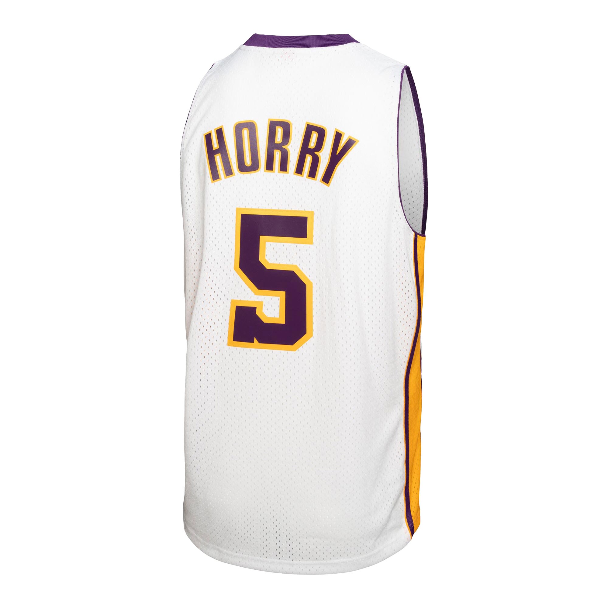 Robert Horry Los Angeles Lakers Mitchell & Ness 2001/02 Hardwood Classics Swingman Jersey - White - vstockx
