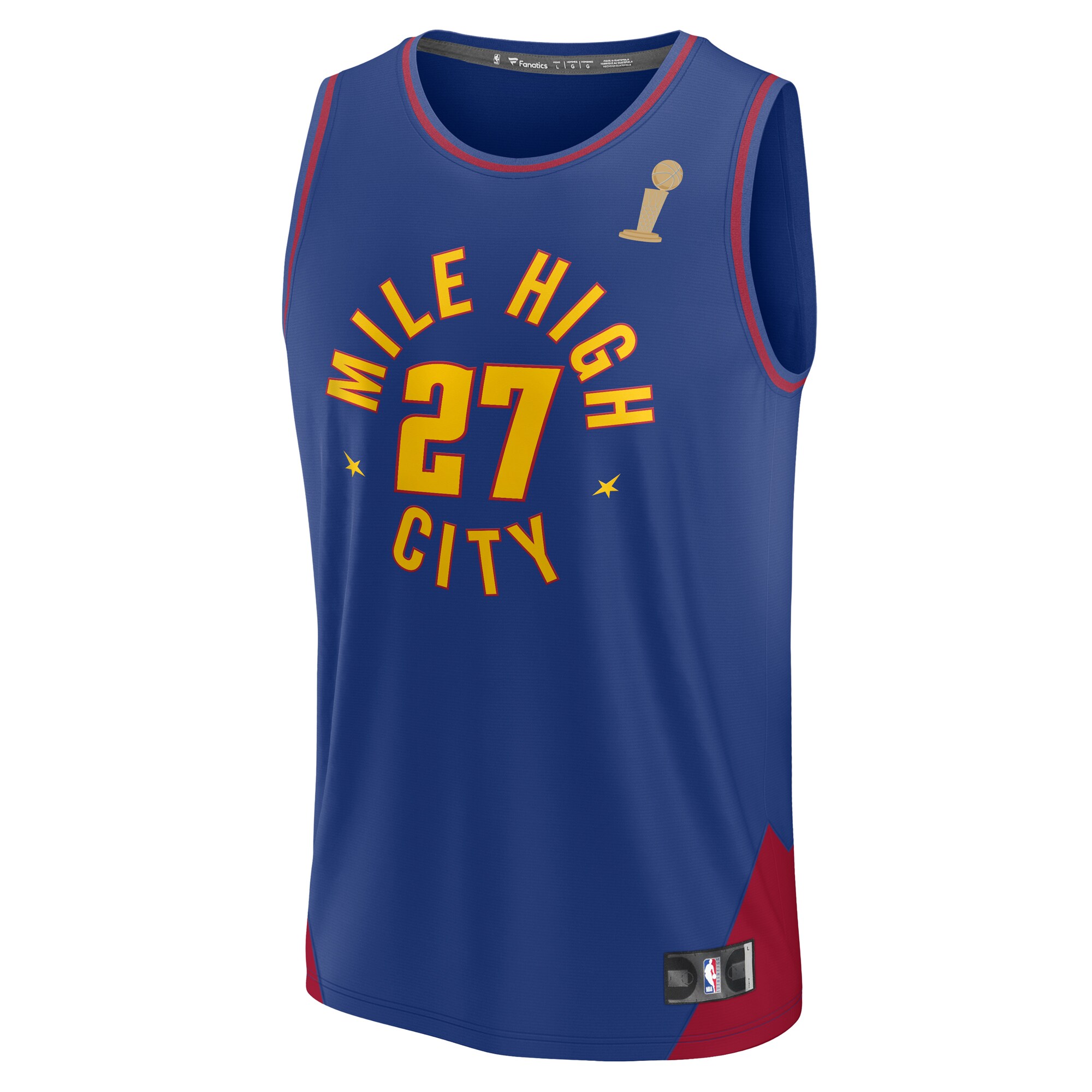 Jamal Murray Denver Nuggets Fanatics Branded Blue 2023 NBA Finals Champions Fast Break Player Jersey - Statement Edition - vstockx