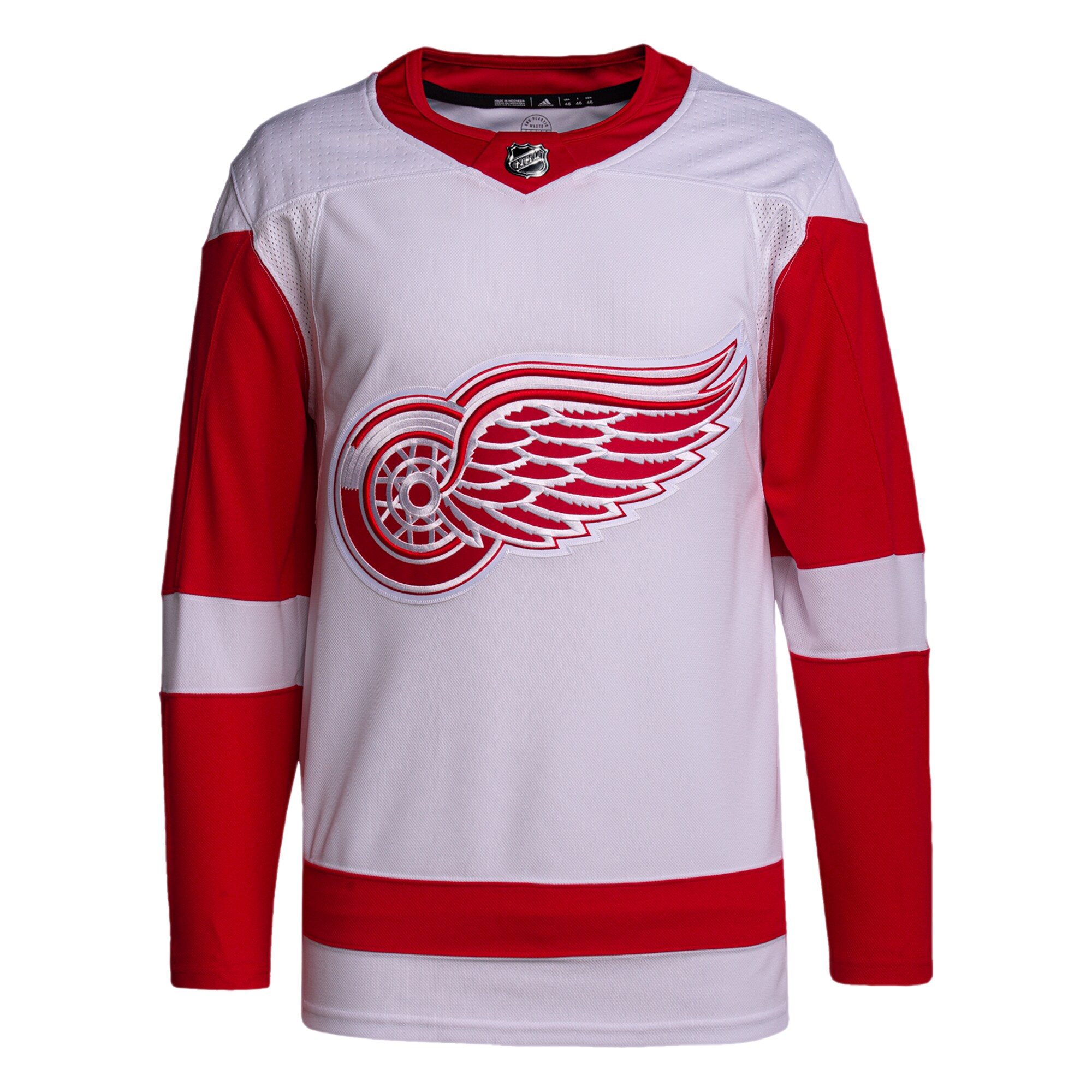 Detroit Red Wings adidas Away Primegreen Authentic Pro Jersey - White - vstockx