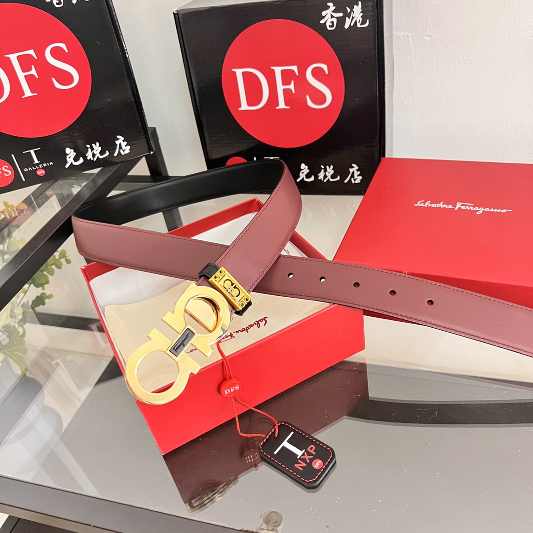 Streetwear Belt Ferragamo 320139 size:3.5cm - vstockx