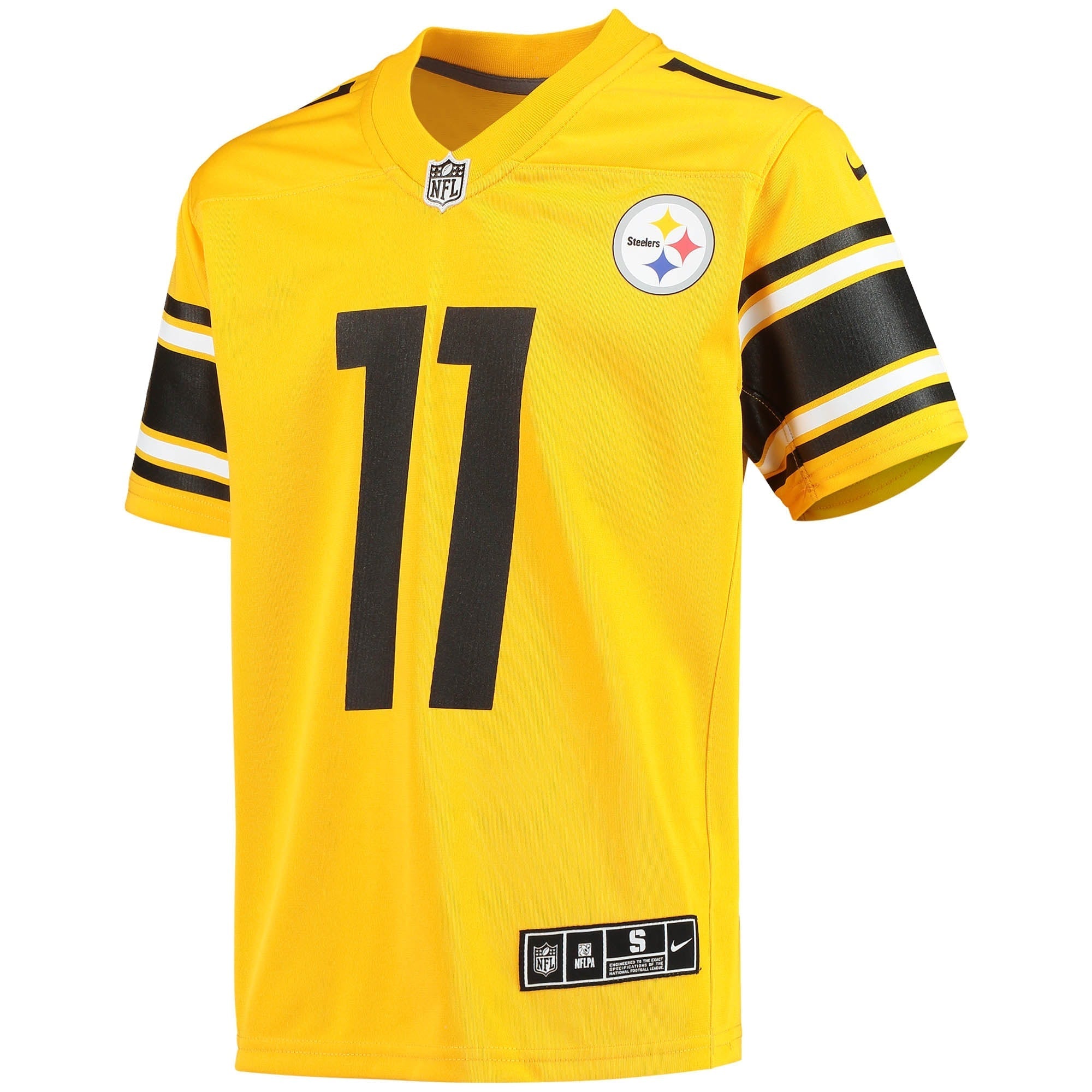 Youth Nike Chase Claypool Gold Pittsburgh Steelers Inverted Team Game Jersey - vstockx