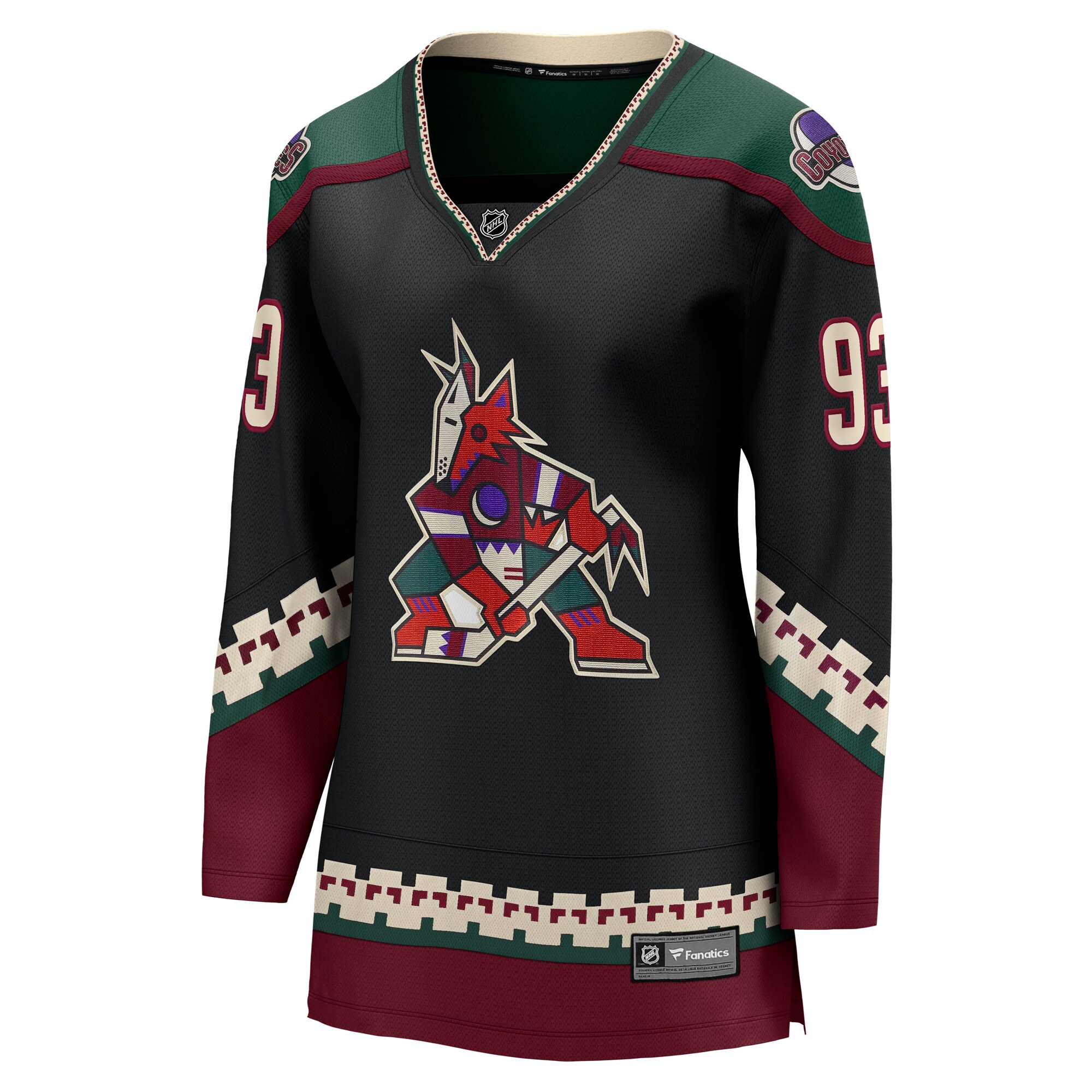 Jakub Voracek Arizona Coyotes Women's Fanatics Branded Home Breakaway Jersey - Black - vstockx
