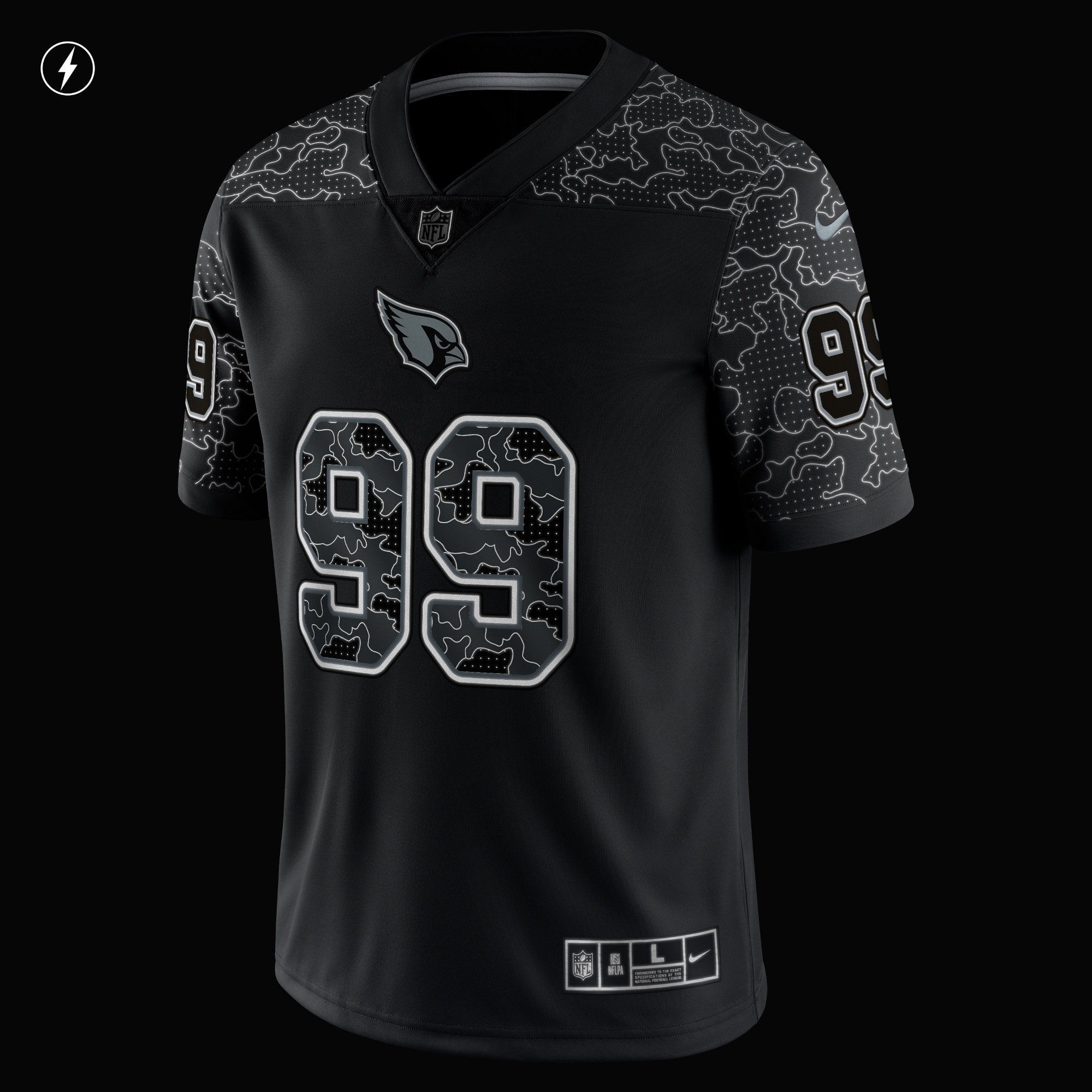 J.J. Watt Arizona Cardinals Nike RFLCTV Limited Jersey - Black - vstockx