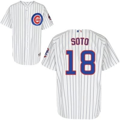 Mens Majestic Chicago Cubs Geovany Soto Home White Authentic Jersey - vstockx
