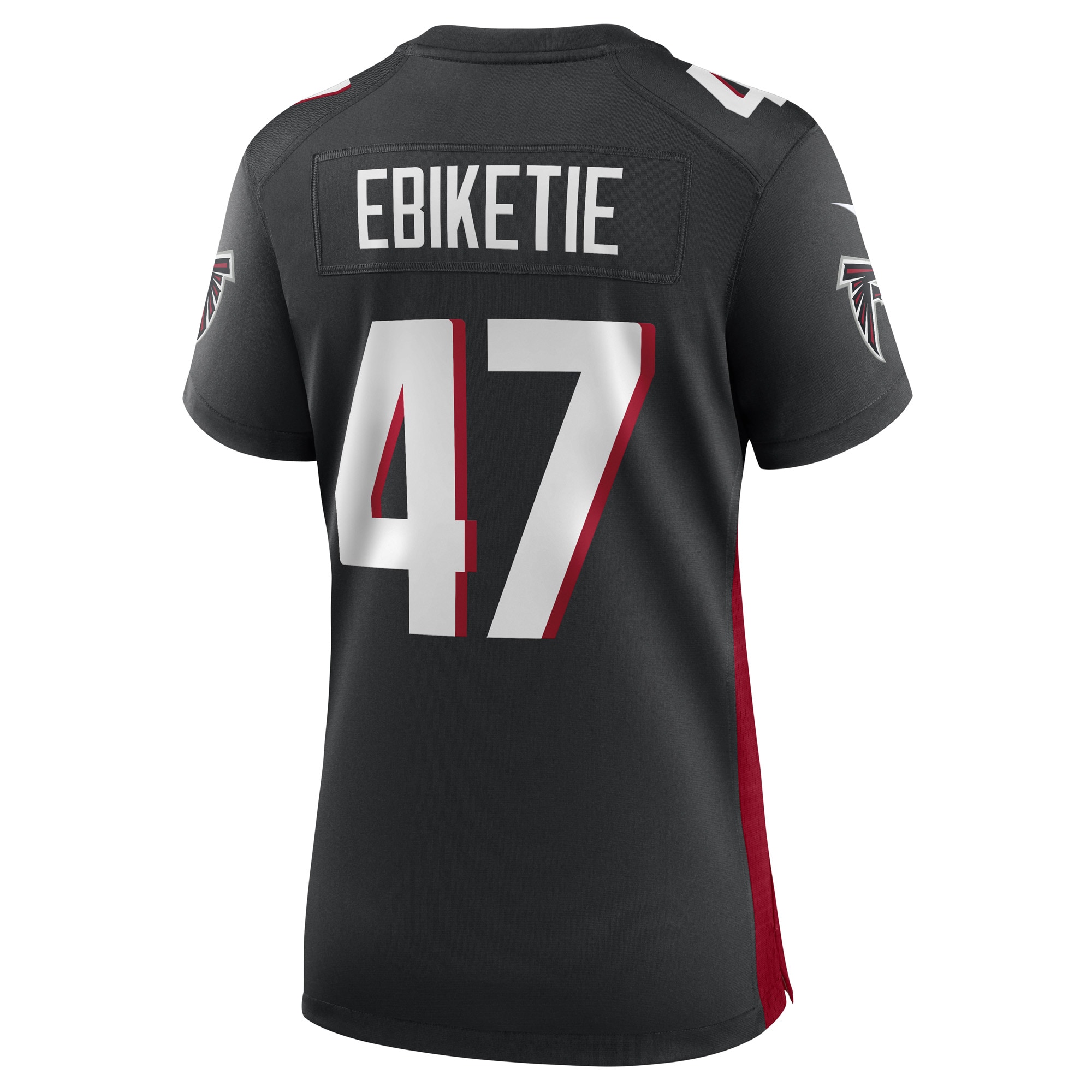 Arnold Ebiketie Atlanta Falcons Nike Women's Game Player Jersey - Black - vstockx