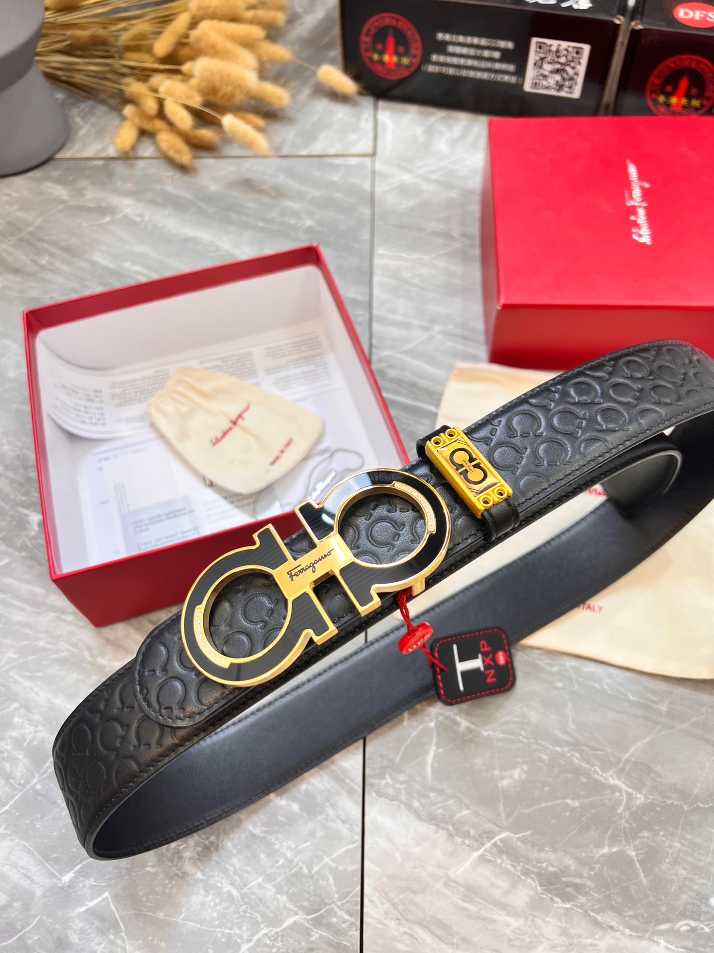 Streetwear Belt Ferragamo 320007 size:3.5cm - vstockx