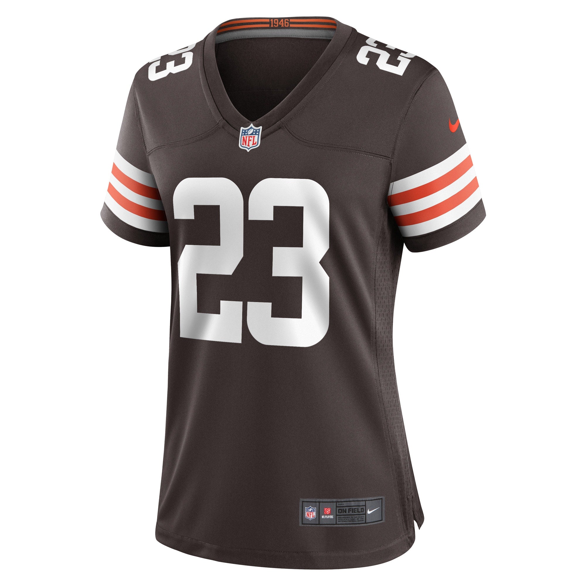 Women's Nike Martin Emerson Jr. Brown Cleveland Browns Game Player Jersey - vstockx