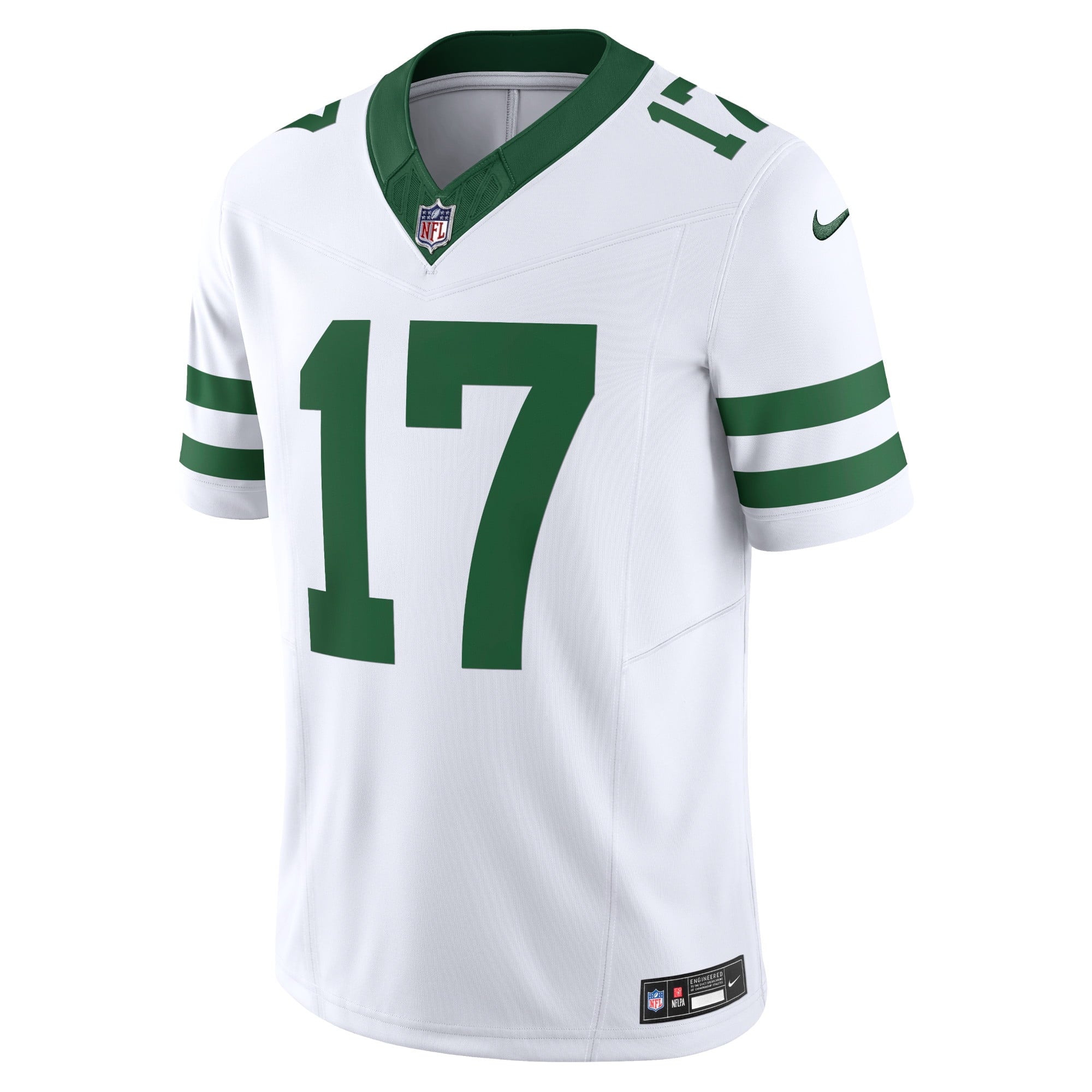Men's Nike Garrett Wilson White New York Jets Legacy Vapor F.U.S.E. Limited Jersey - vstockx