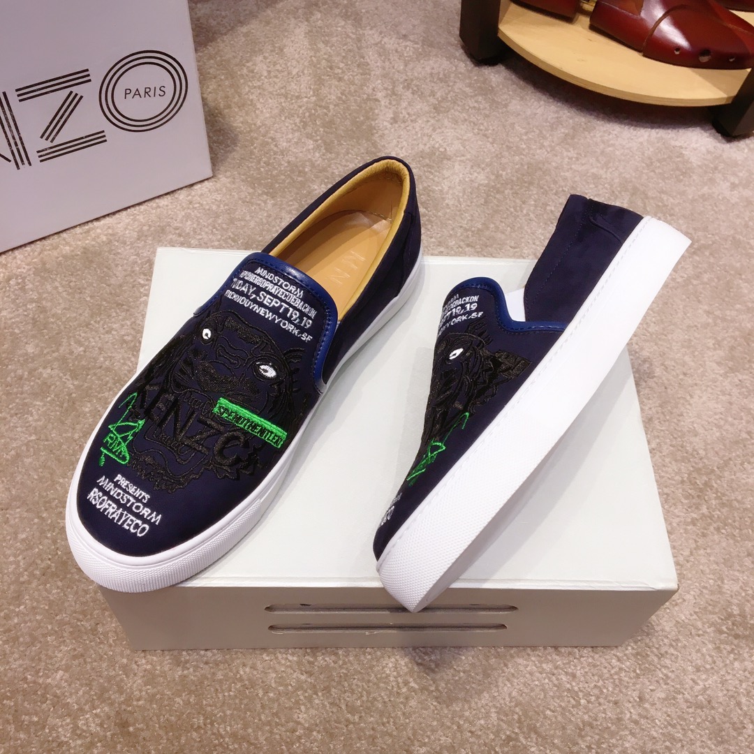 Kenzo K-SKATE Tiger canvas slip-on sneakers 9 - vstockx