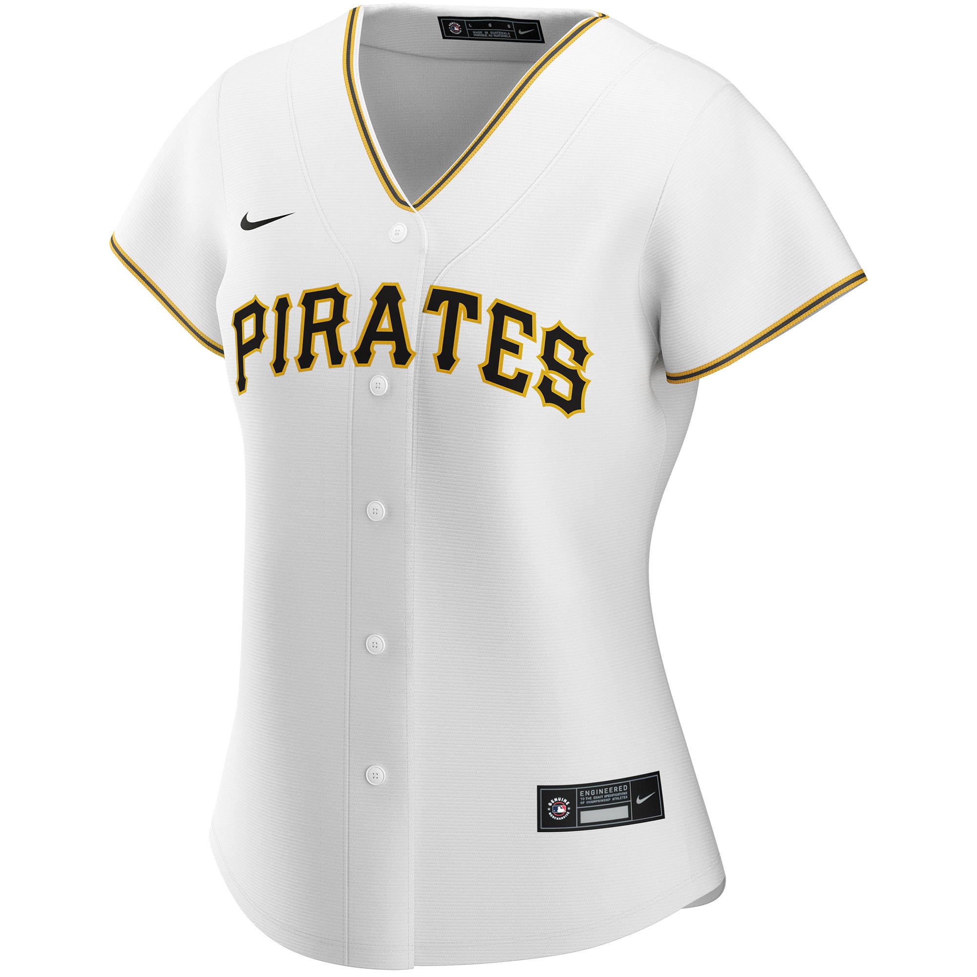 Pittsburgh Pirates Nike Women's Home Replica Custom Jersey - White - vstockx