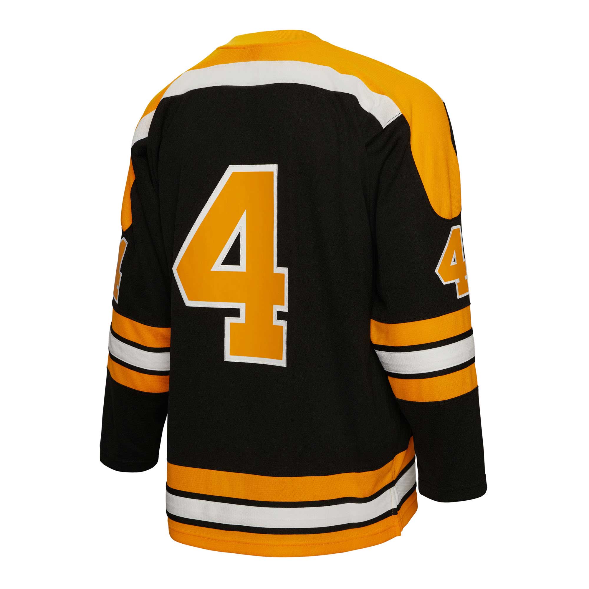 Bobby Orr Boston Bruins Mitchell & Ness Big & Tall 1971 Blue Line Player Jersey - Black - vstockx