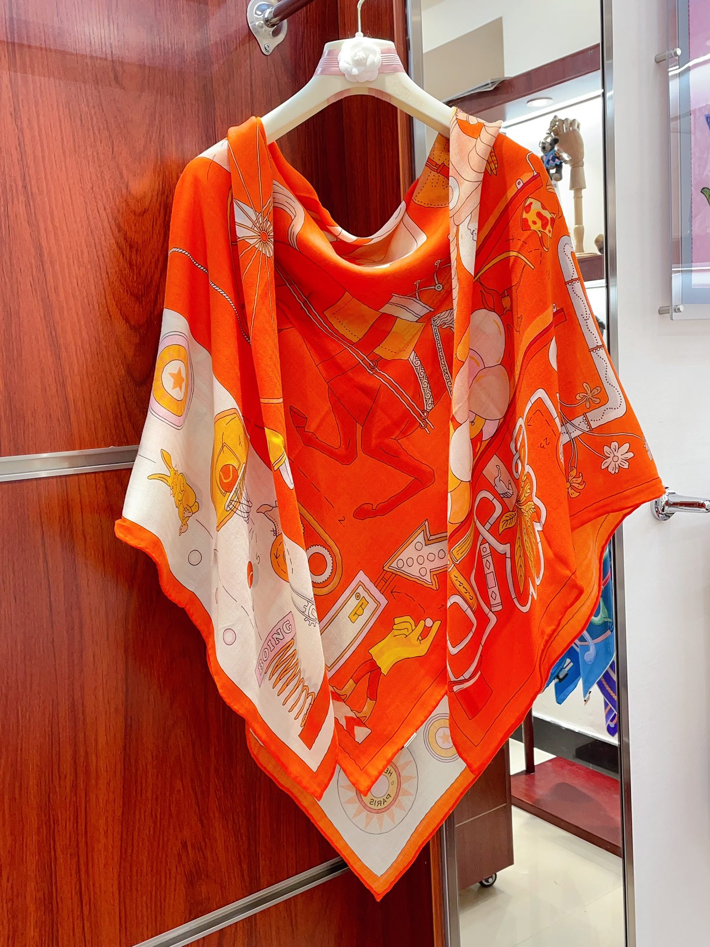 Streetwear Scarf Hermes 328742SIZE:140cm*140cm - vstockx