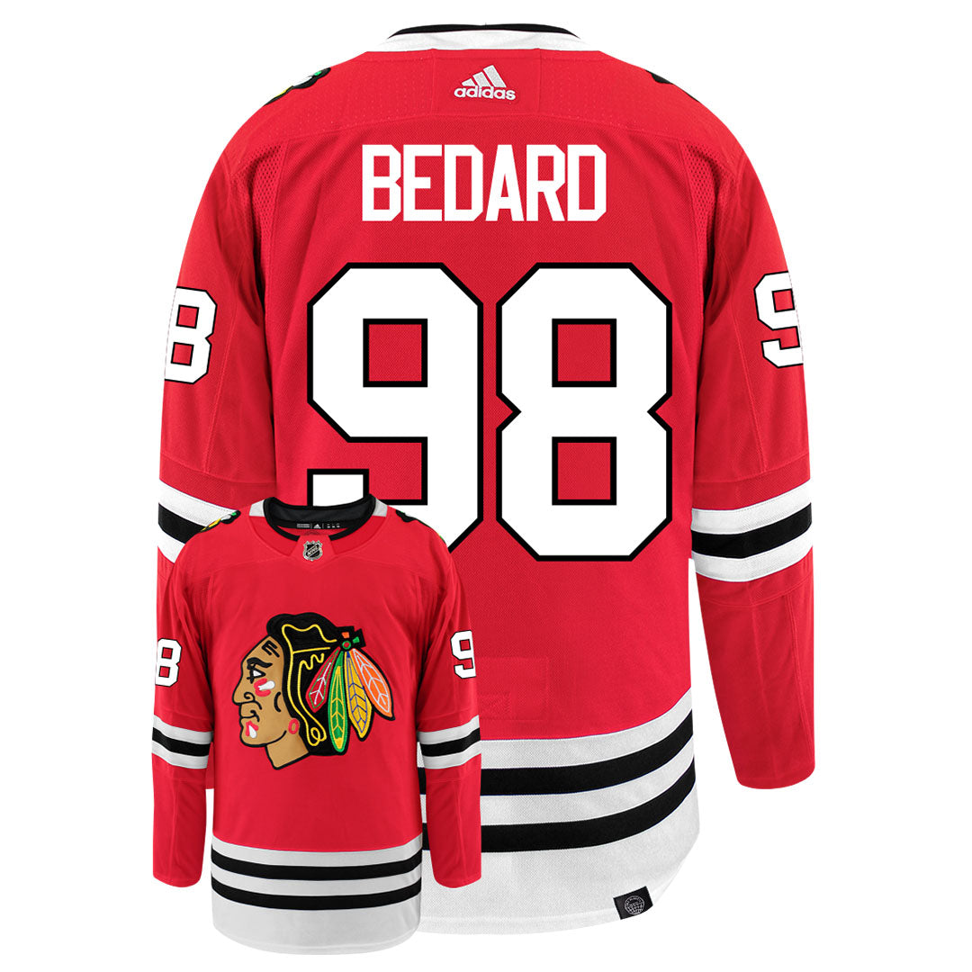 Connor Bedard Chicago Blackhawks Adidas Primegreen Authentic NHL Hockey Jersey - vstockx