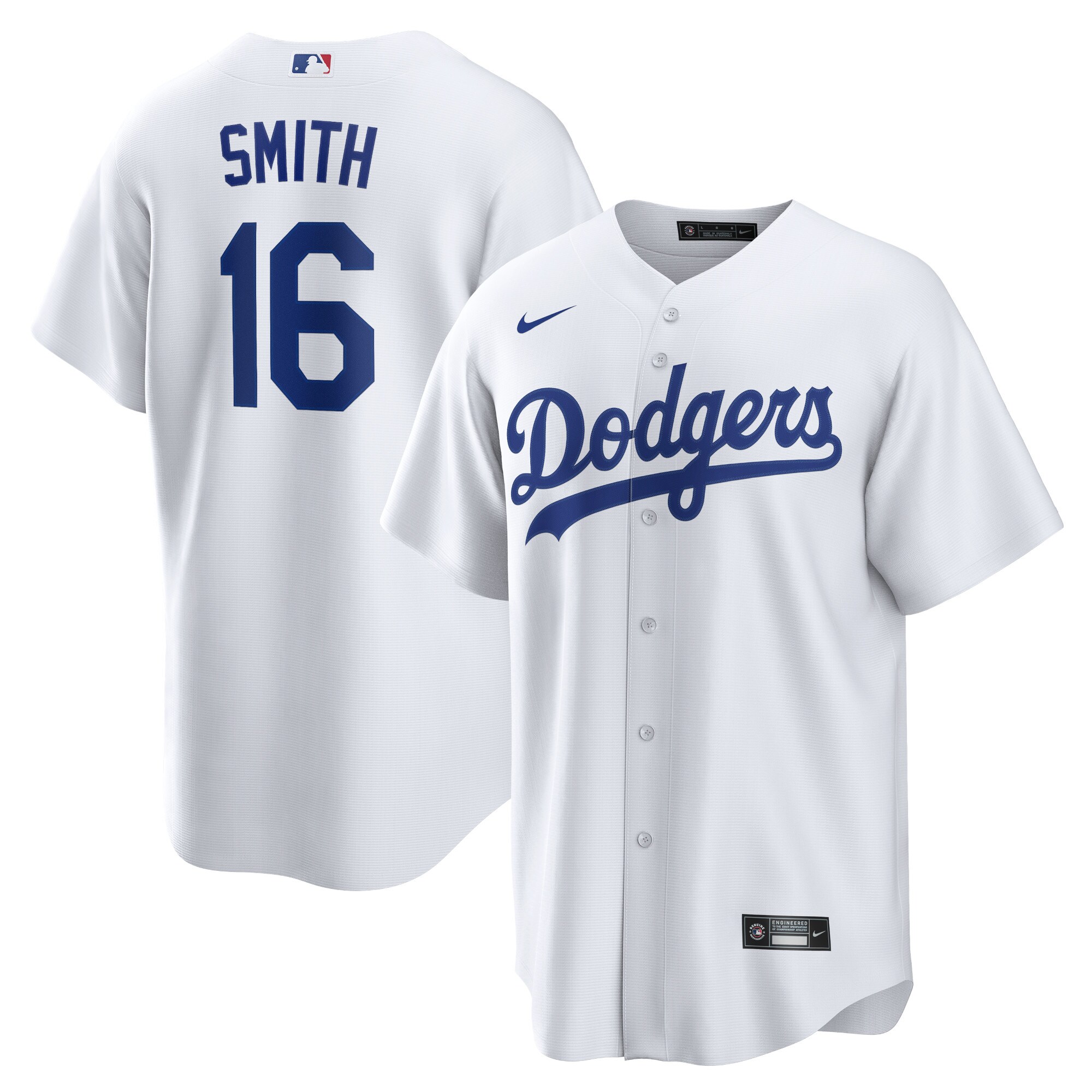 Will Smith Los Angeles Dodgers Nike Home Official Replica Player Jersey - White - vstockx