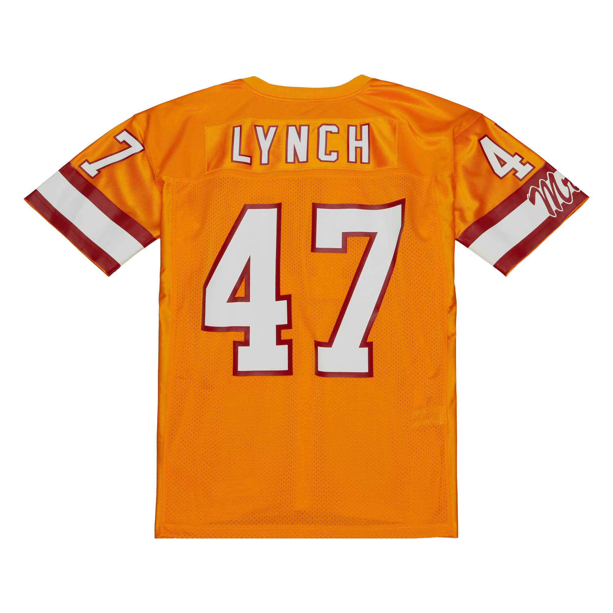 John Lynch Tampa Bay Buccaneers Mitchell & Ness 1993 Authentic Jersey - Orange - vstockx