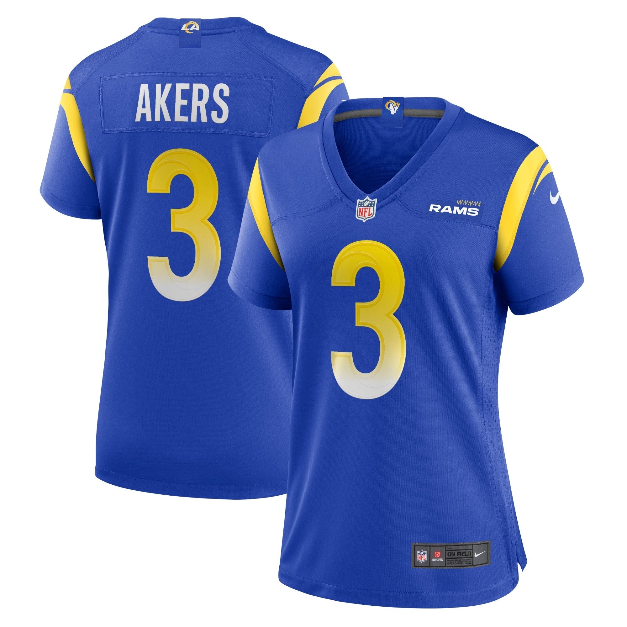 Women's Nike Cam Akers Royal Los Angeles Rams Game Jersey - vstockx