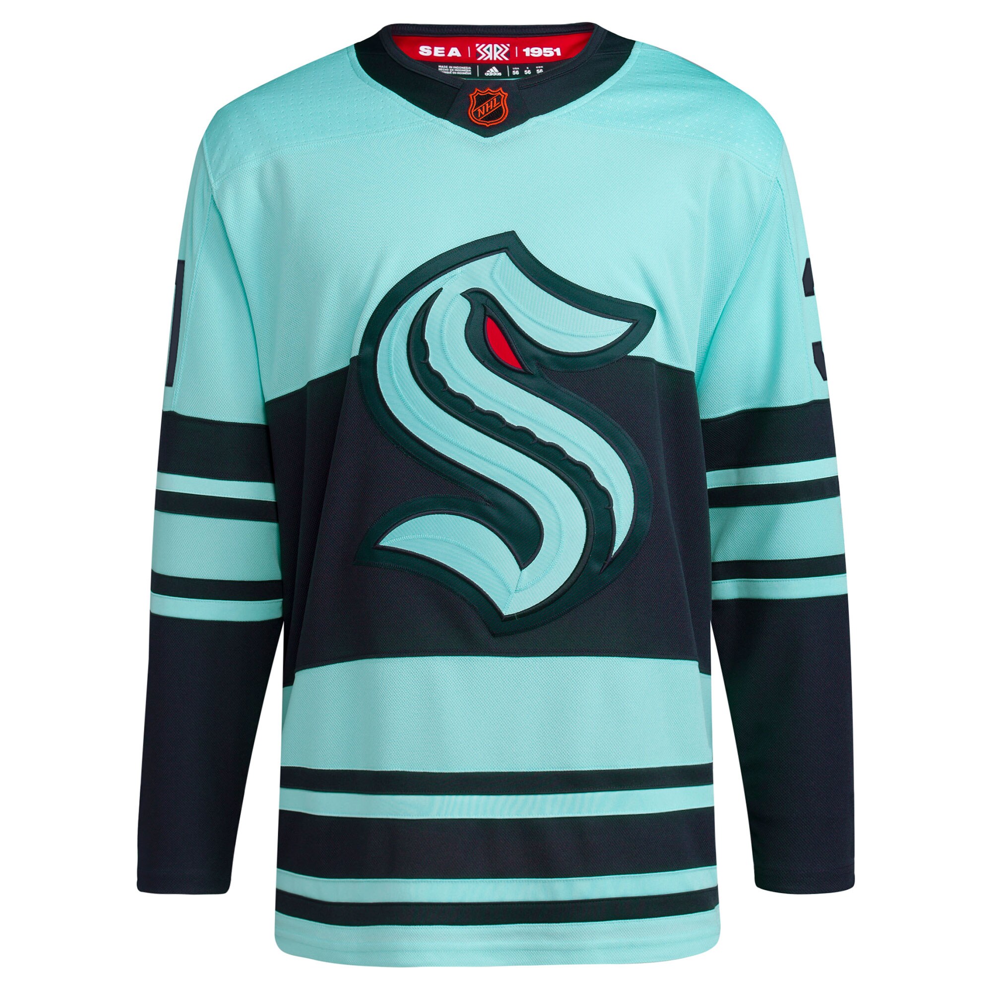 Philipp Grubauer Seattle Kraken adidas Reverse Retro 2.0 Authentic Player Jersey - Teal - vstockx