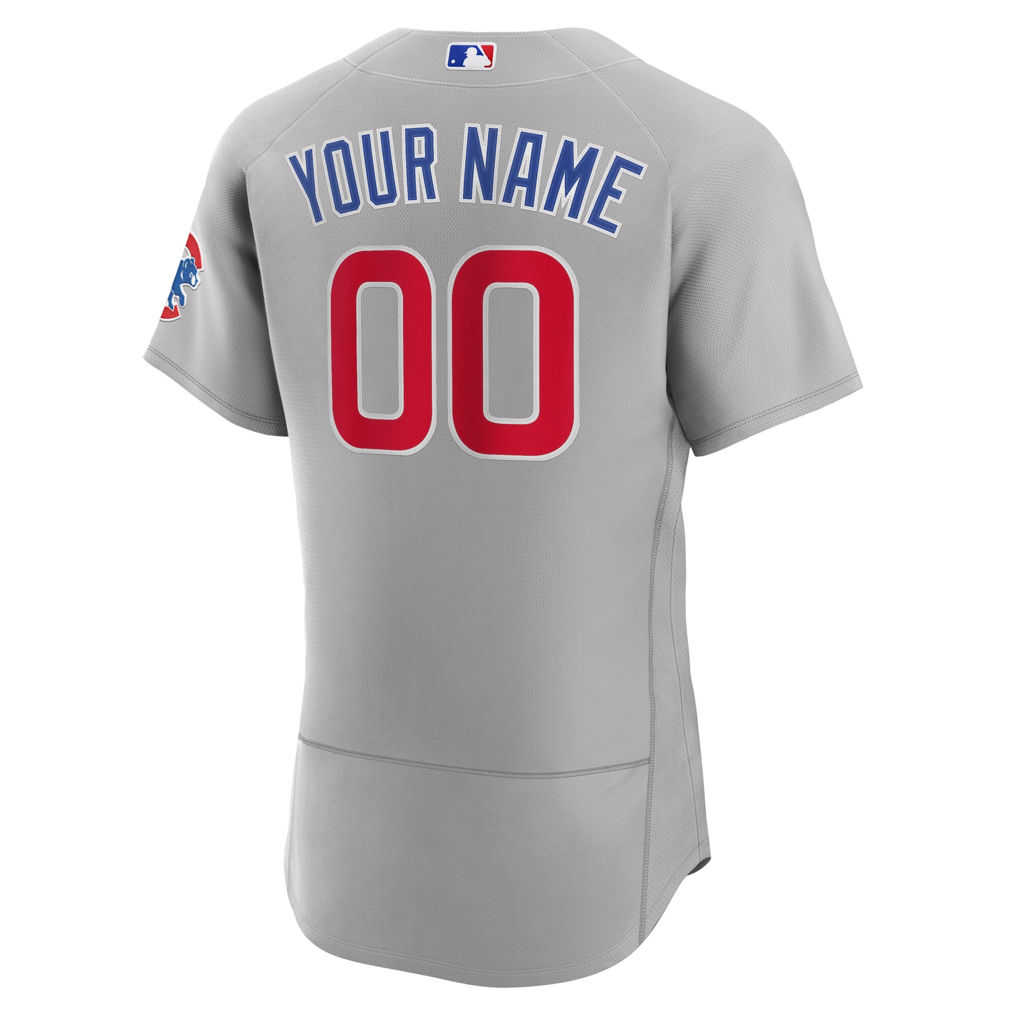 Chicago Cubs Nike Road Authentic Custom Jersey - Gray - vstockx