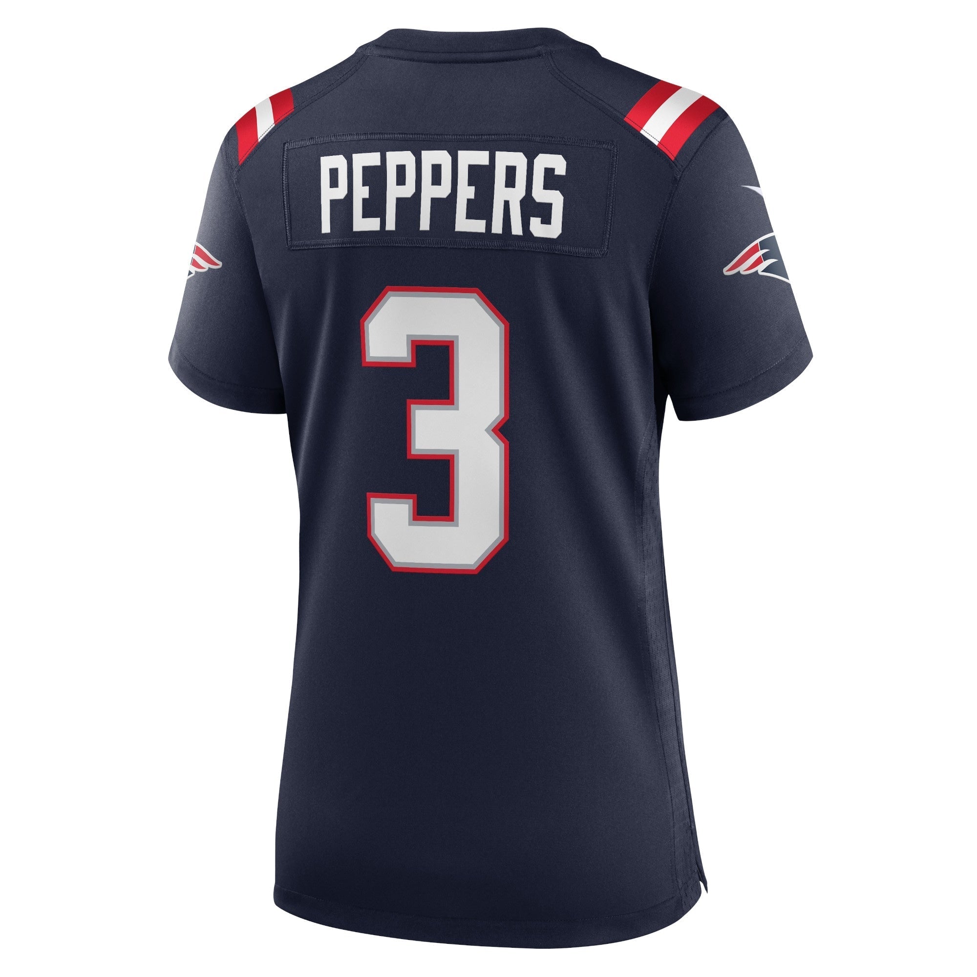 Women's Nike Jabrill Peppers Navy New England Patriots Game Jersey - vstockx