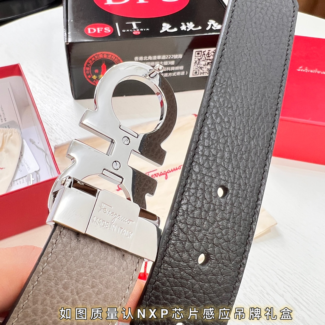 Streetwear Belt Ferragamo 320091 size:3.5cm - vstockx