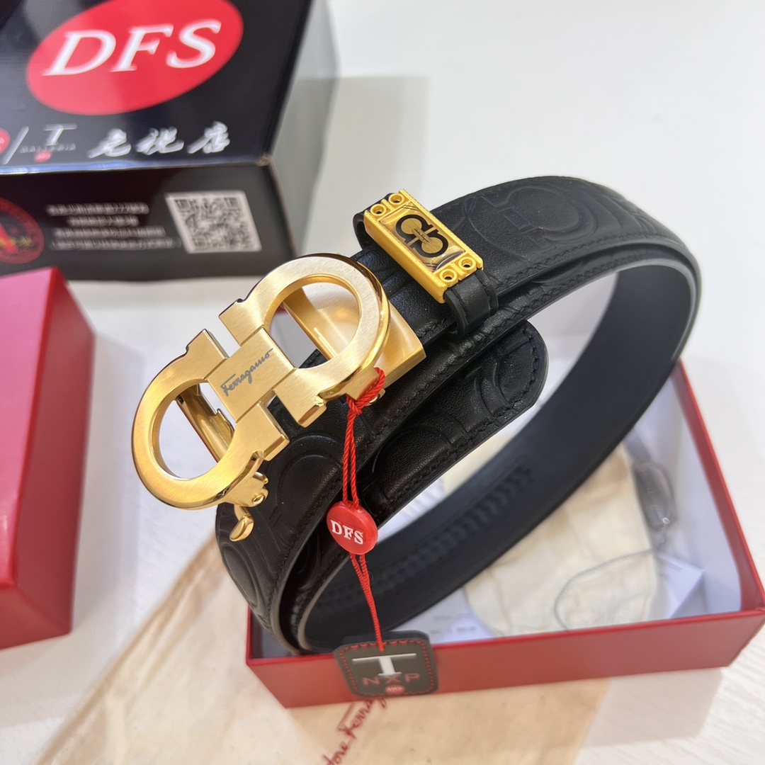 Streetwear Belt Ferragamo 320275 size:3.5cm - vstockx