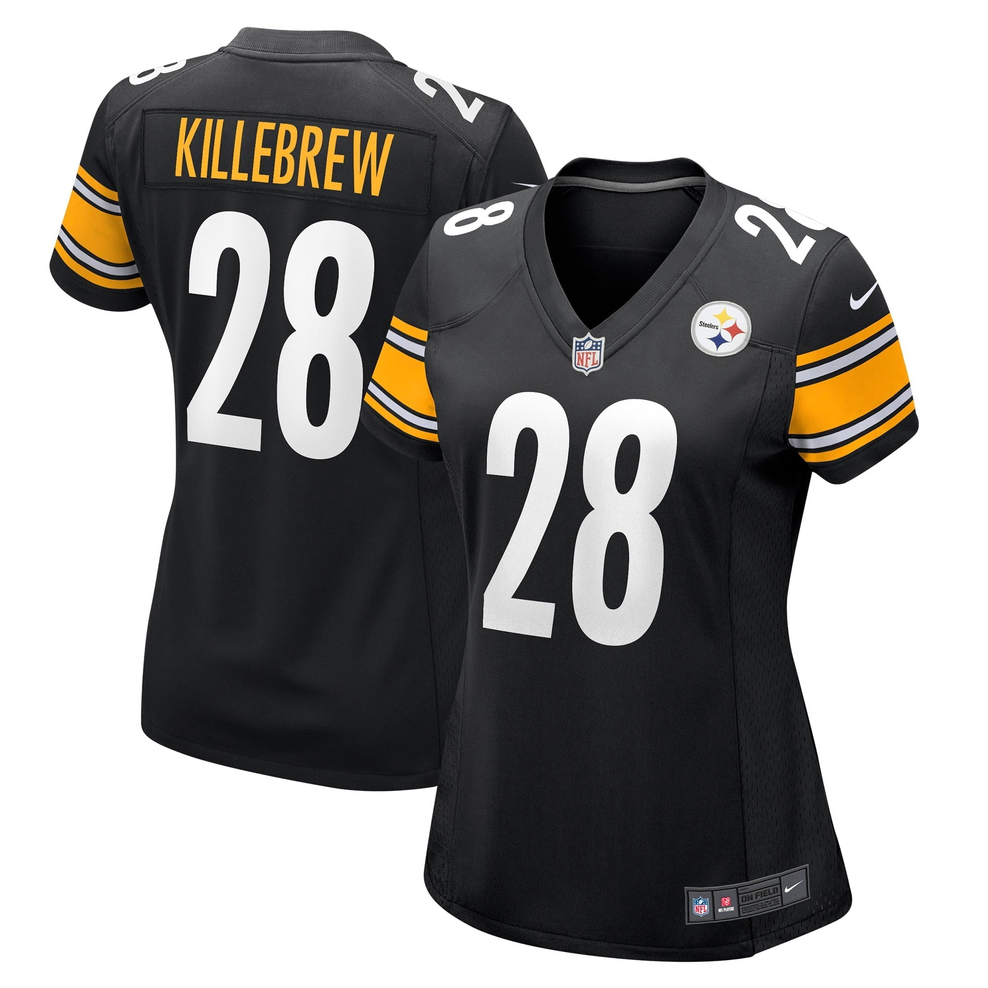 Women's Nike Miles Killebrew Black Pittsburgh Steelers Game Jersey - vstockx