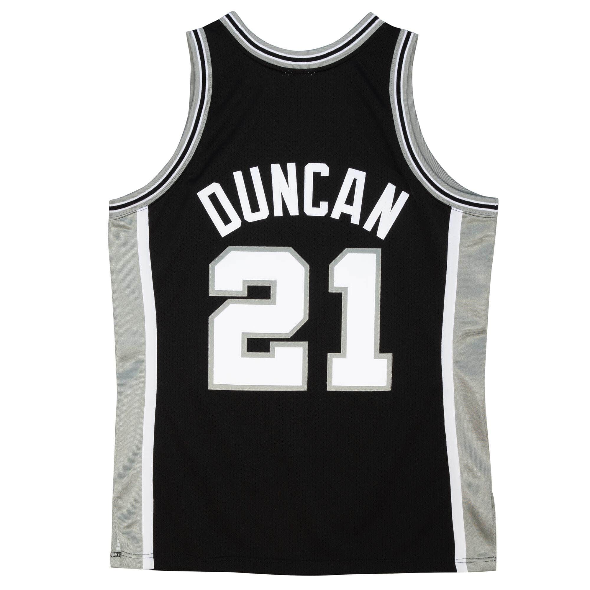 Authentic Tim Duncan San Antonio Spurs 1998-99 Jersey - vstockx