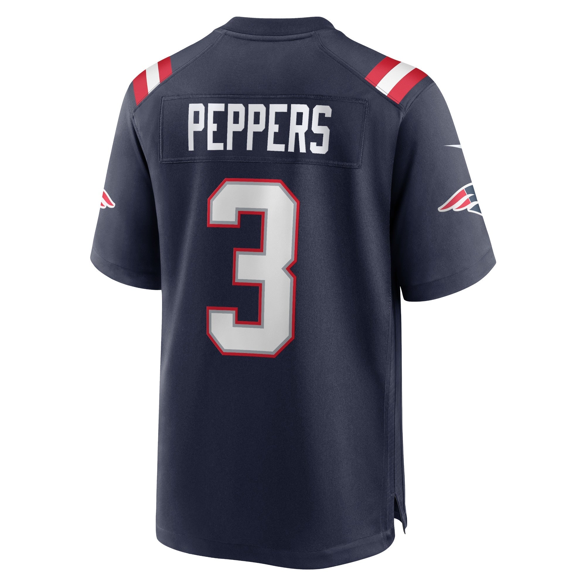 Men's Nike Jabrill Peppers Navy New England Patriots Game Jersey - vstockx