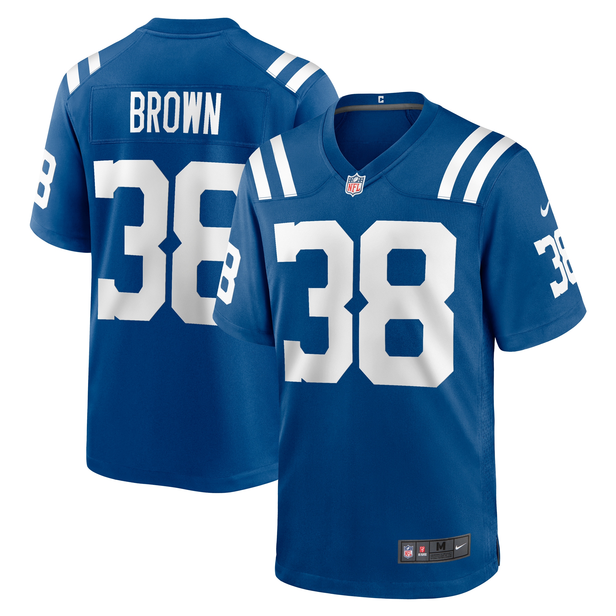 Pharaoh Brown Indianapolis Colts Nike Game Player Jersey - Royal - vstockx