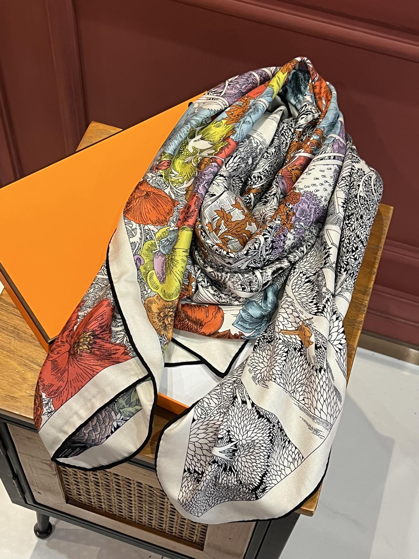 Streetwear Scarf Hermes 328996 SIZE:140cm*140cm - vstockx