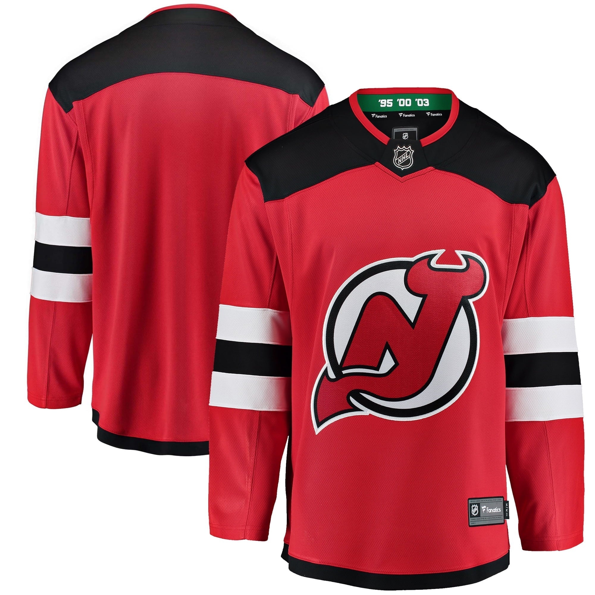 Youth Fanatics Branded Red New Jersey Devils Breakaway Home Jersey - vstockx