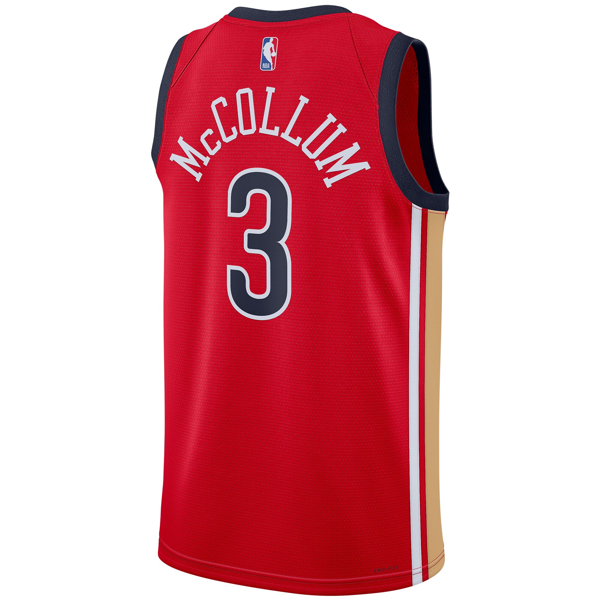 CJ McCollum New Orleans Pelicans Jordans Brand Unisex Swingman Jersey - Statement Edition - Red - vstockx
