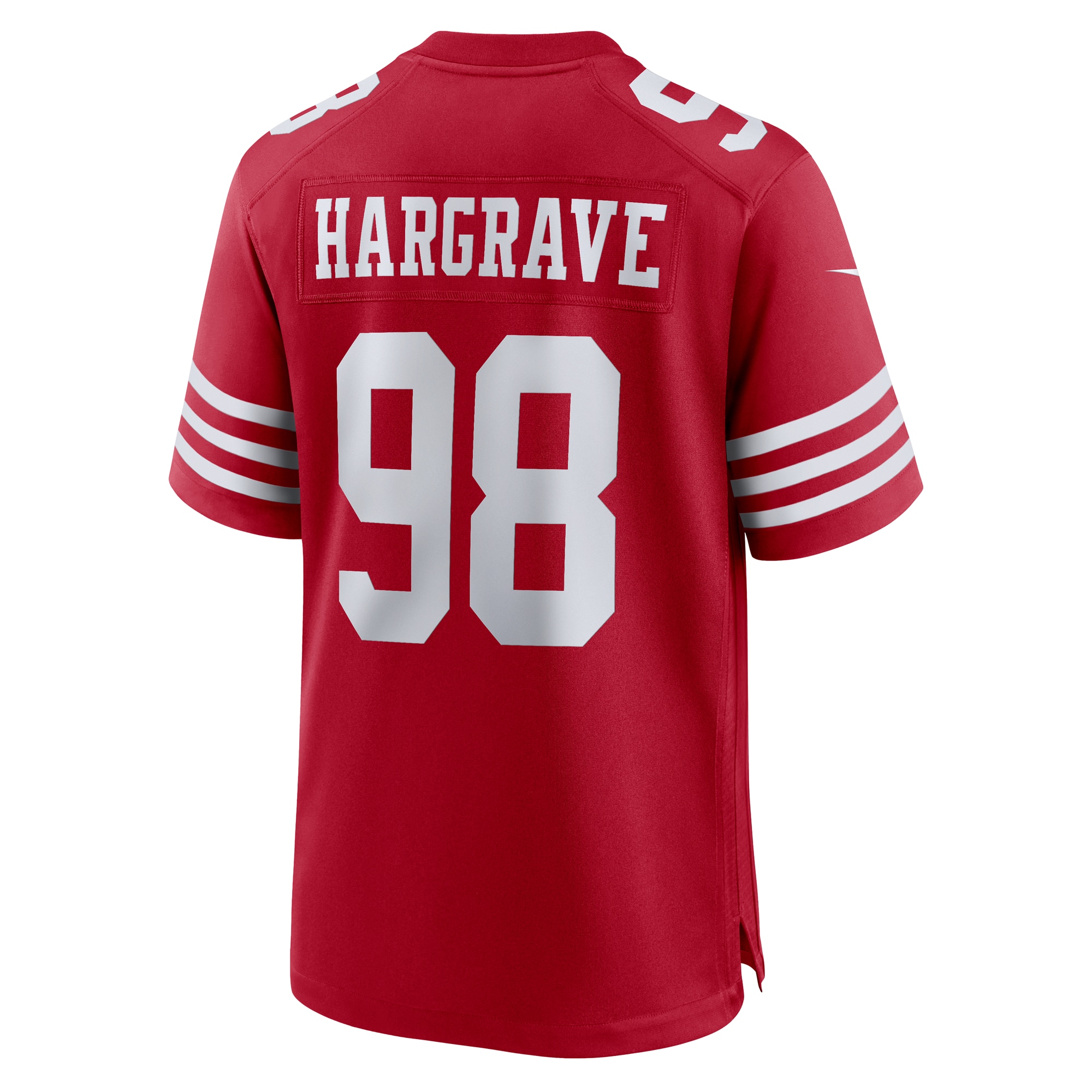 Javon Hargrave San Francisco 49ers Nike Game Player Jersey - Scarlet - vstockx