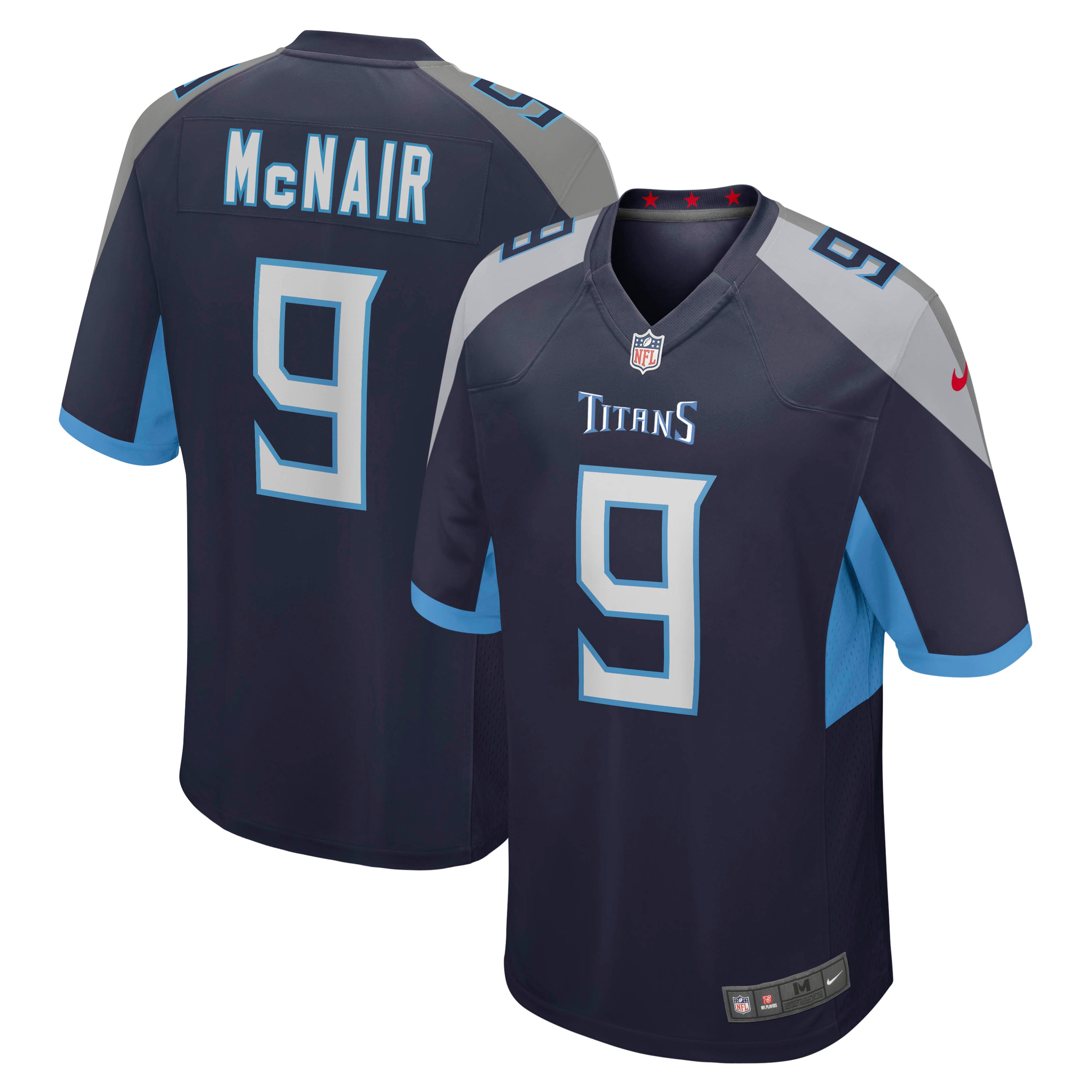 Steve McNair Tennessee Titans Nike Game Retired Player Jersey - Navy - vstockx