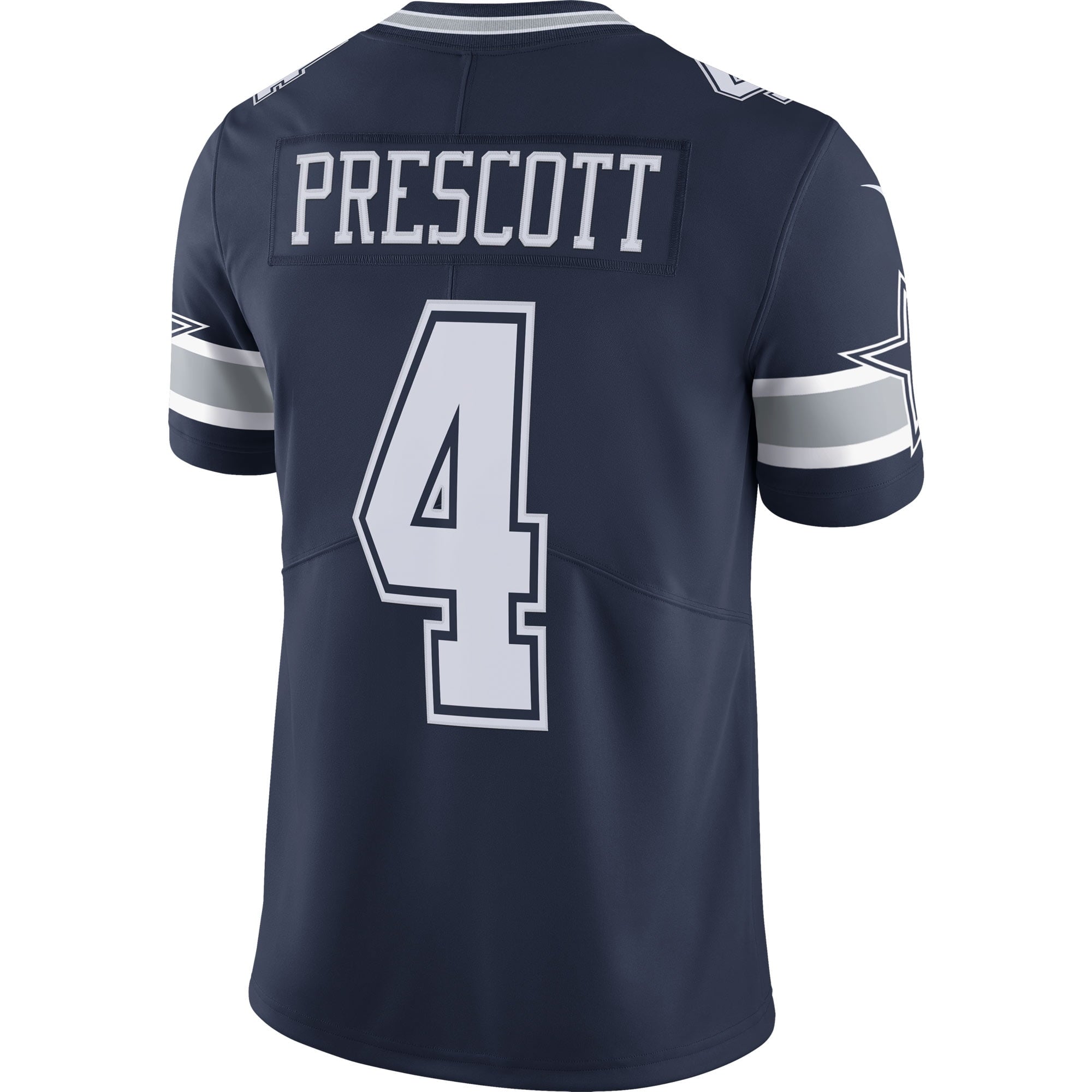 Men's Nike Dak Prescott Navy Dallas Cowboys Vapor Limited Player Jersey - vstockx